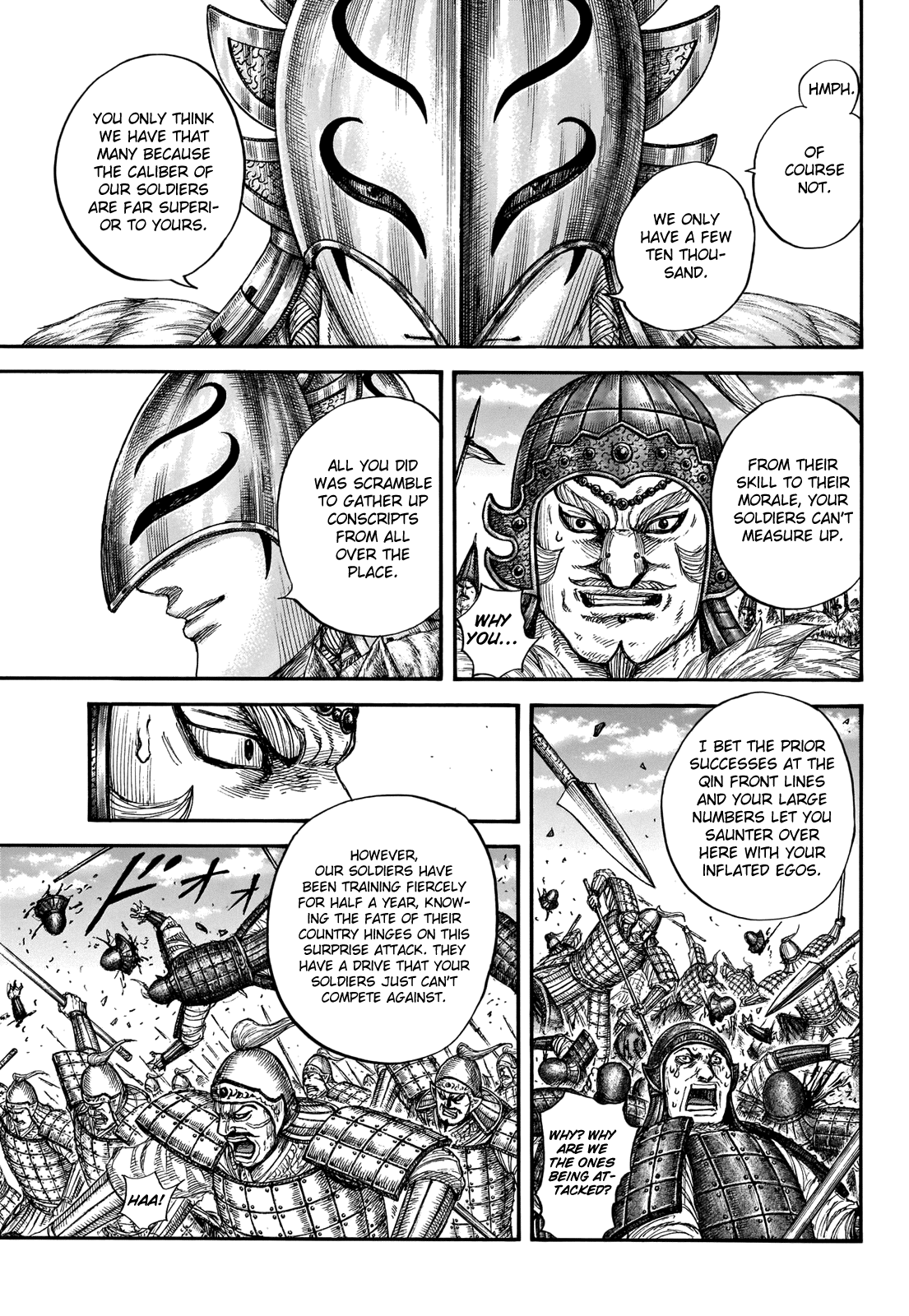Kingdom manga, chapter 710, page 17 of 20