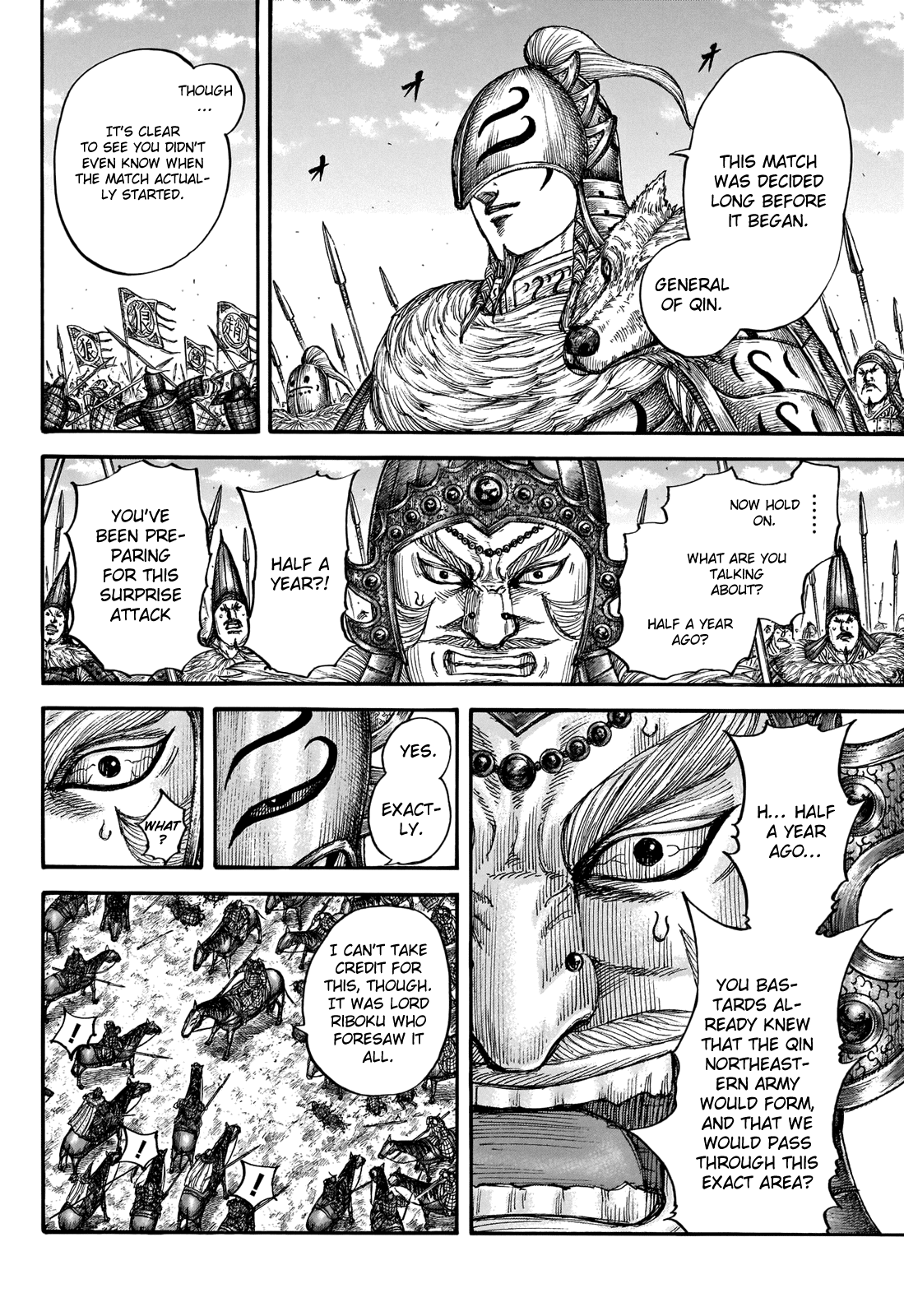 Kingdom manga, chapter 710, page 18 of 20