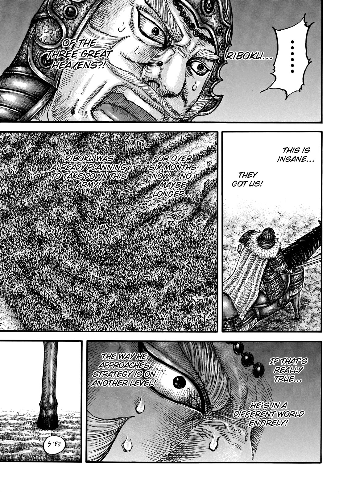 Kingdom manga, chapter 710, page 19 of 20