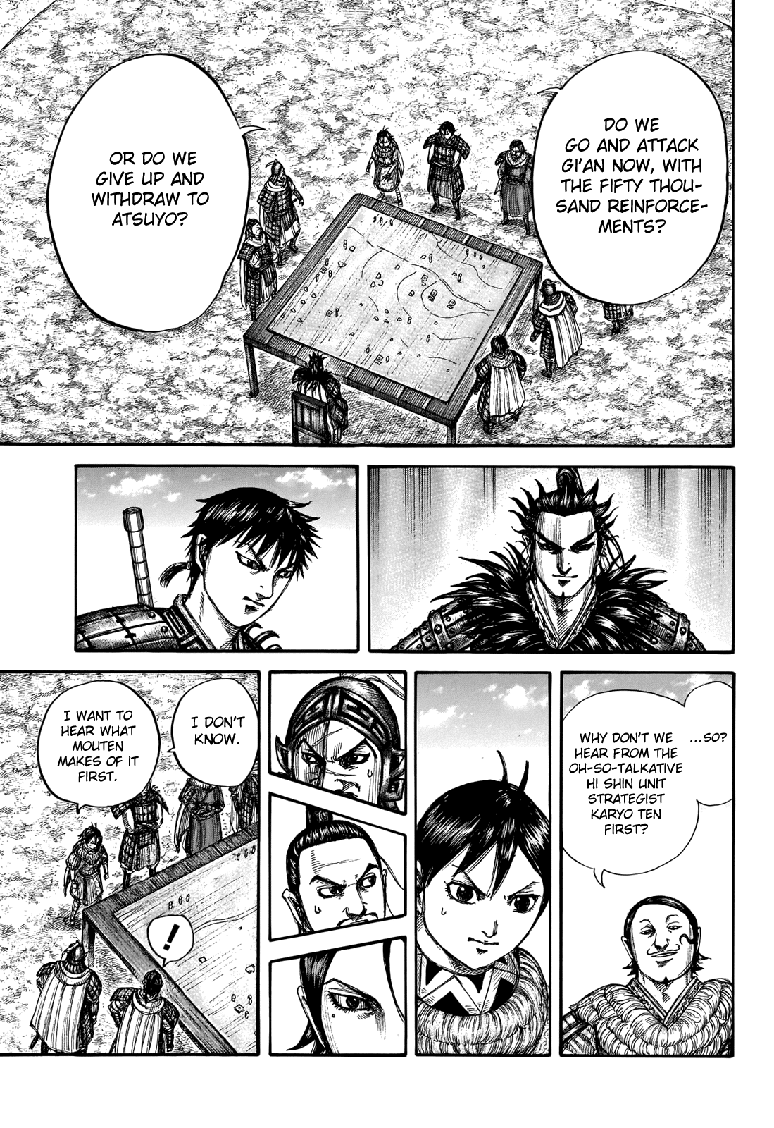 Kingdom manga, chapter 711, page 15 of 21