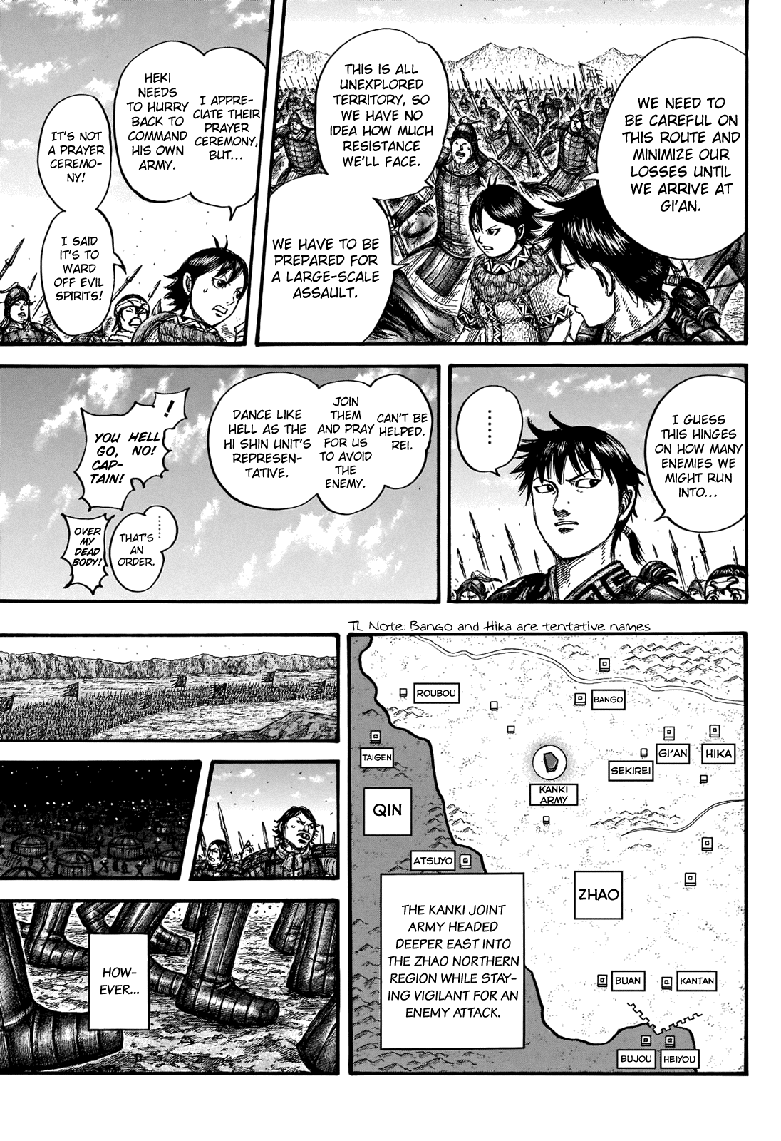 Kingdom manga, chapter 712, page 11 of 21