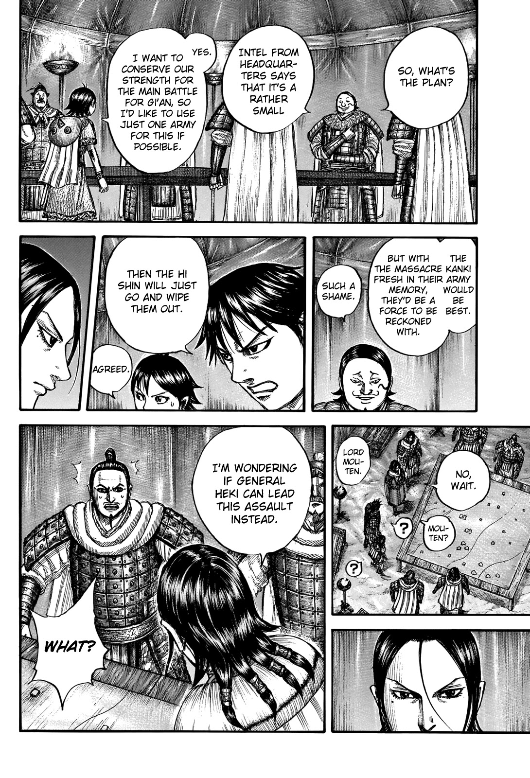 Kingdom manga, chapter 712, page 16 of 21