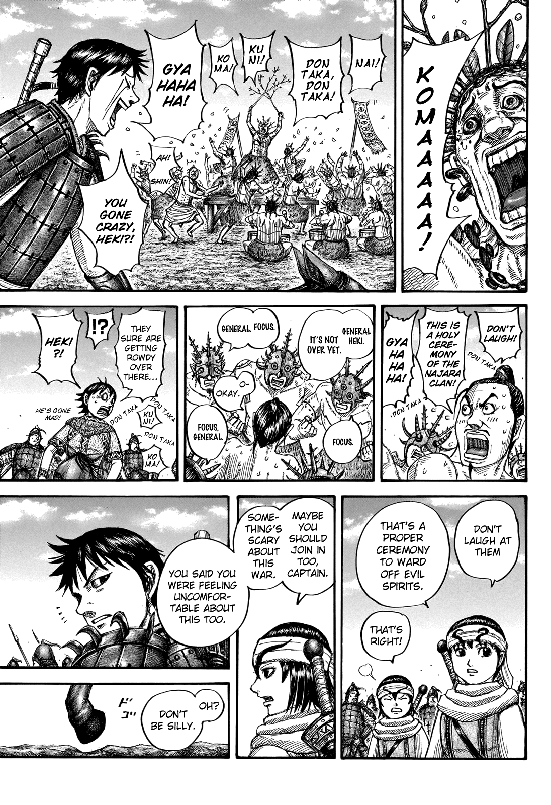 Kingdom manga, chapter 712, page 9 of 21