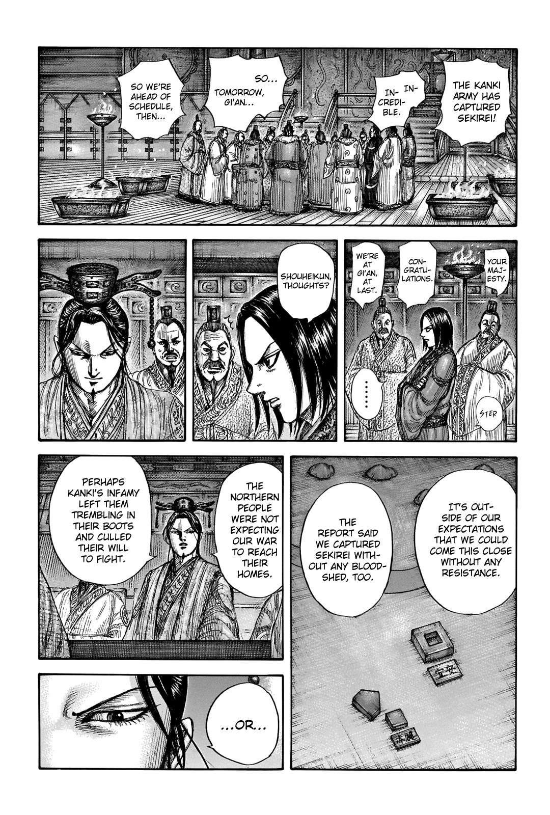 Kingdom Chapter 713 page 13 - Chapter 713: The Night Before the Decisive Battle