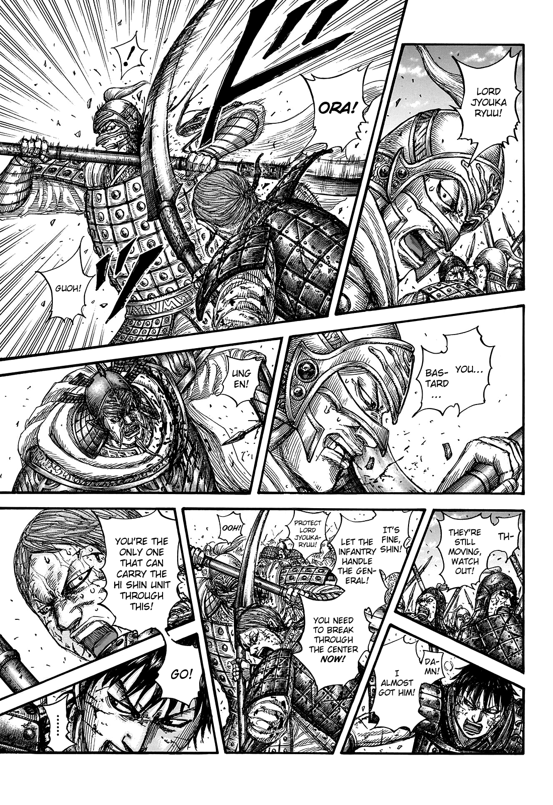 Kingdom Chapter 722 page 17 - Chapter 722: Acting as One
