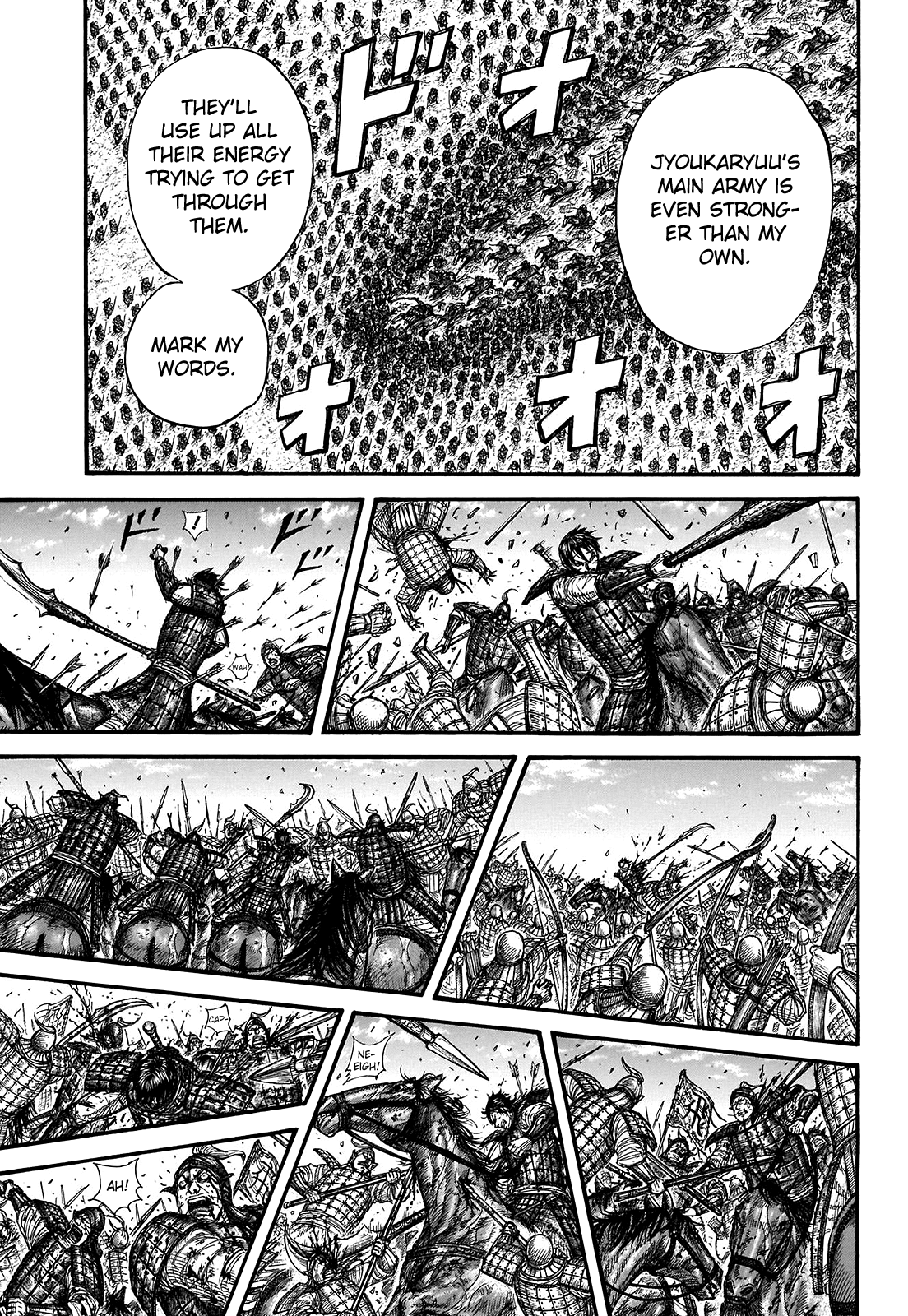 Kingdom Chapter 722 page 19 - Chapter 722: Acting as One