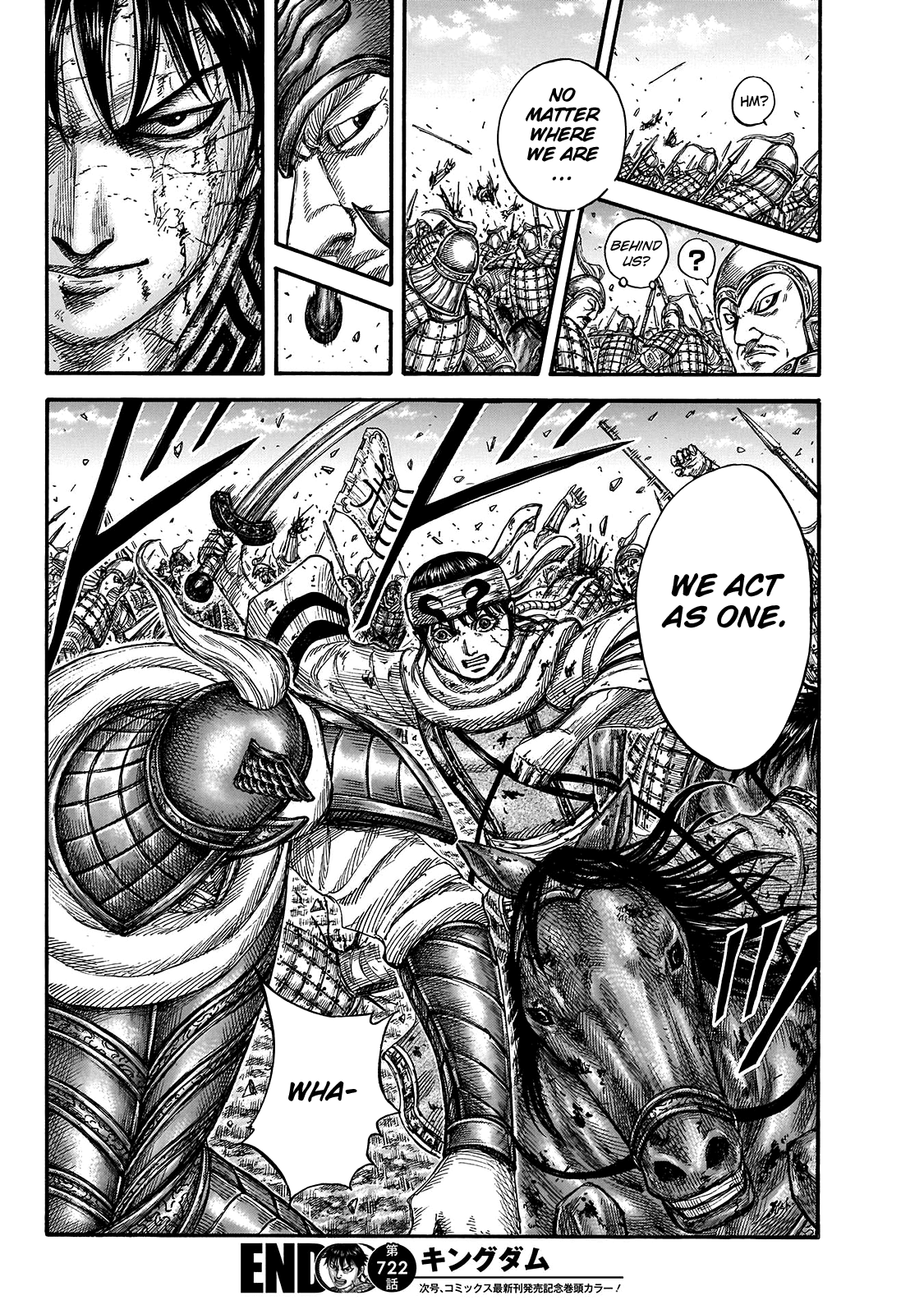 Kingdom Chapter 722 page 22 - Chapter 722: Acting as One