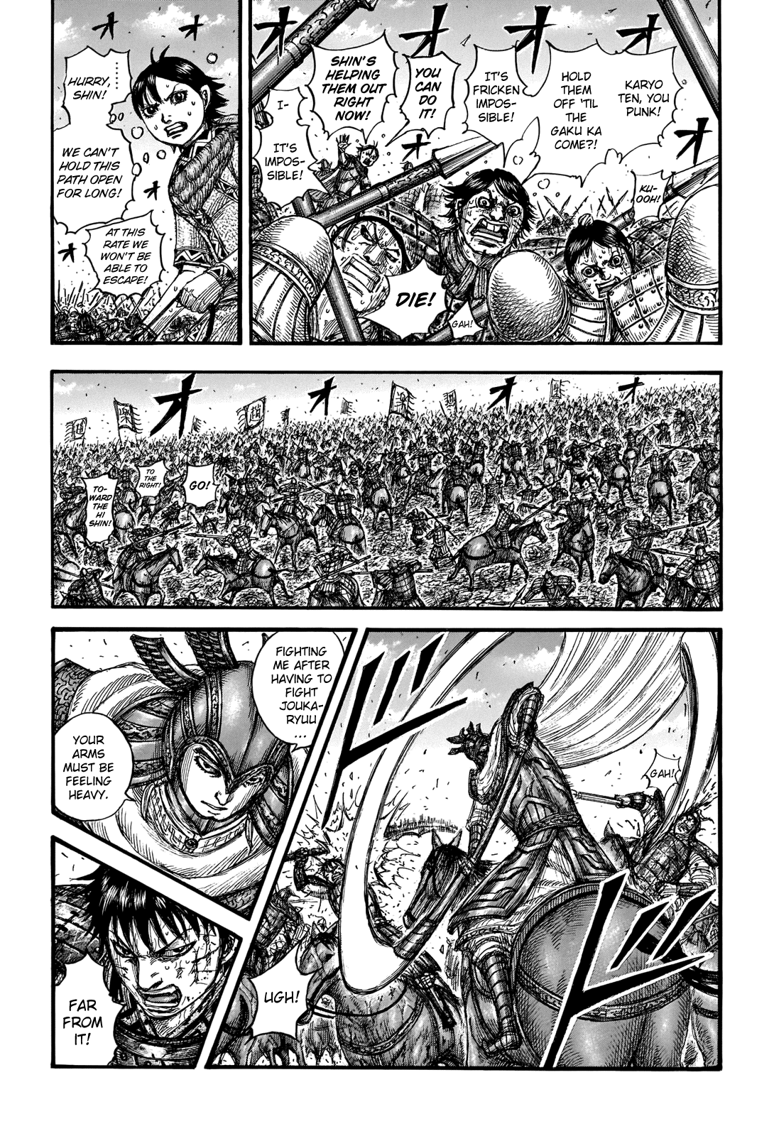 Kingdom Chapter 723 page 13 - Chapter 723: The Path of the Hi Shin Unit