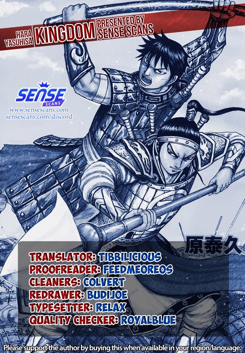 Kingdom Chapter 724 page 1 - Chapter 724: The Four Battles