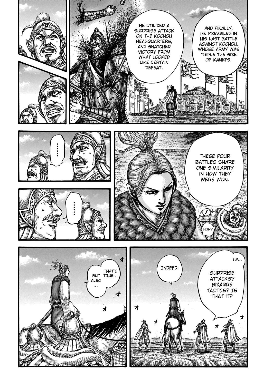 Kingdom Chapter 724 page 10 - Chapter 724: The Four Battles