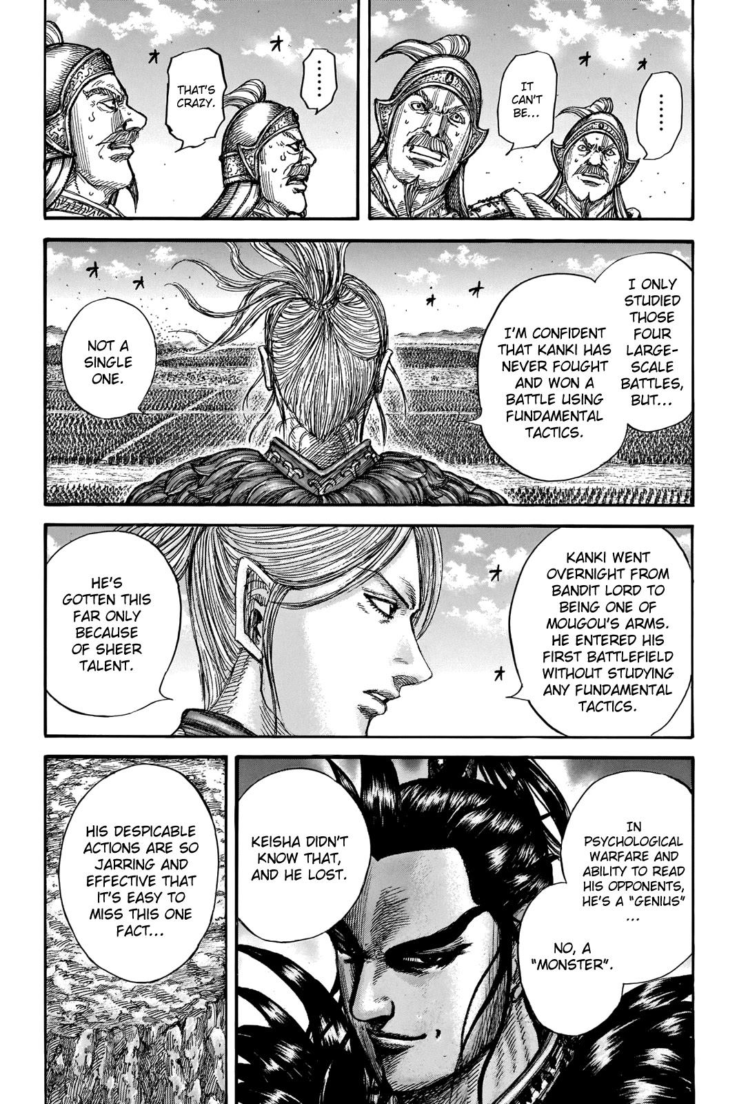 Kingdom Chapter 724 page 13 - Chapter 724: The Four Battles
