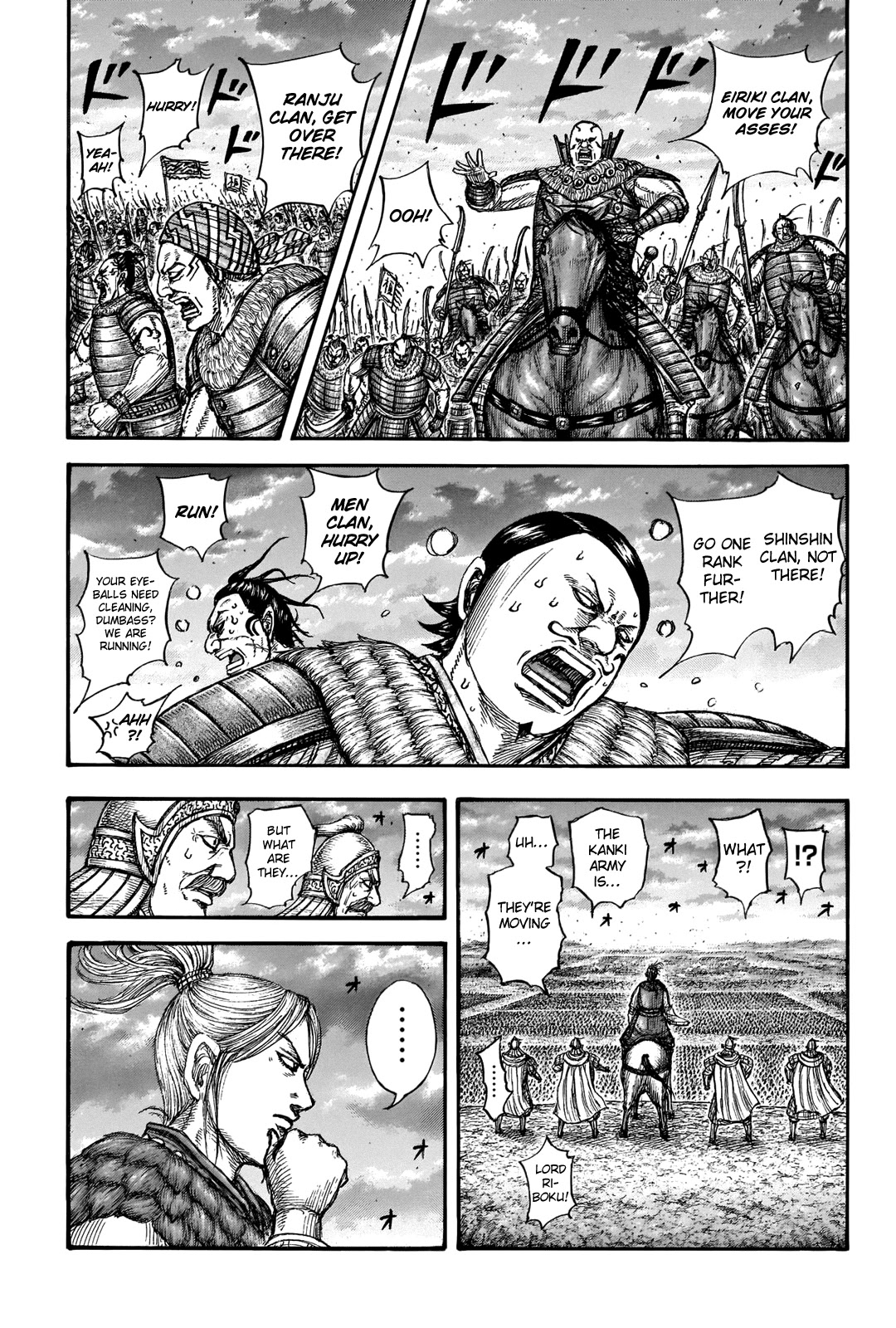 Kingdom Chapter 724 page 18 - Chapter 724: The Four Battles