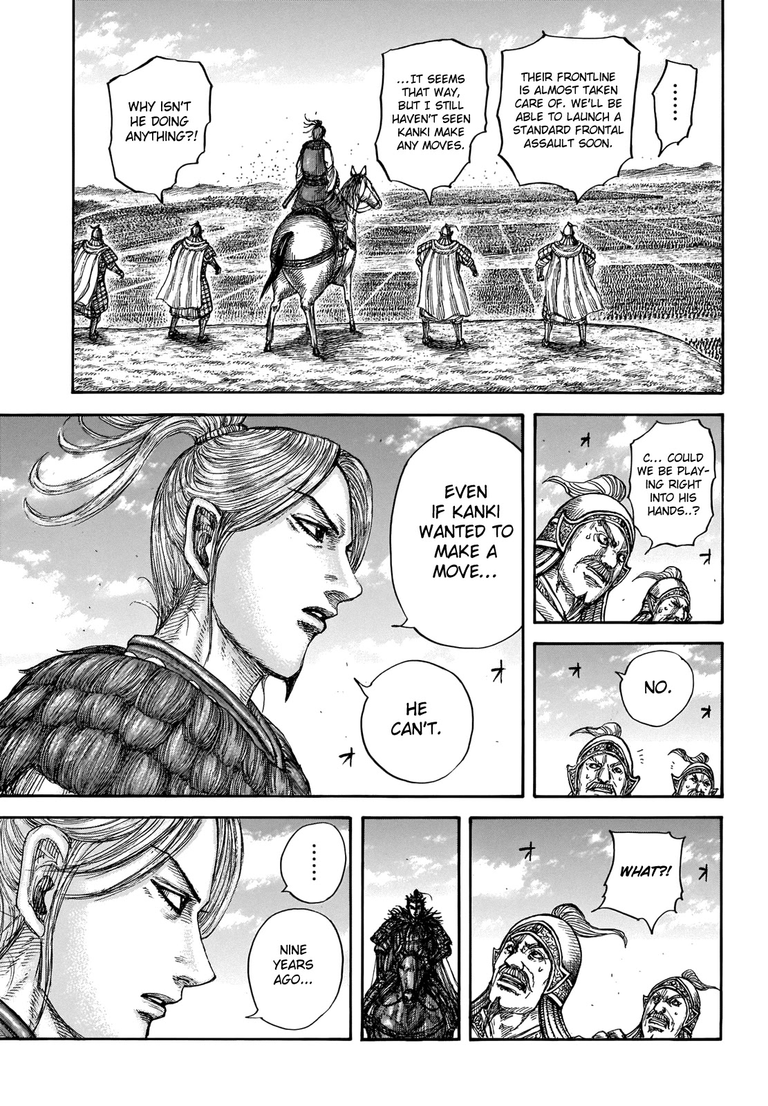 Kingdom Chapter 724 page 8 - Chapter 724: The Four Battles