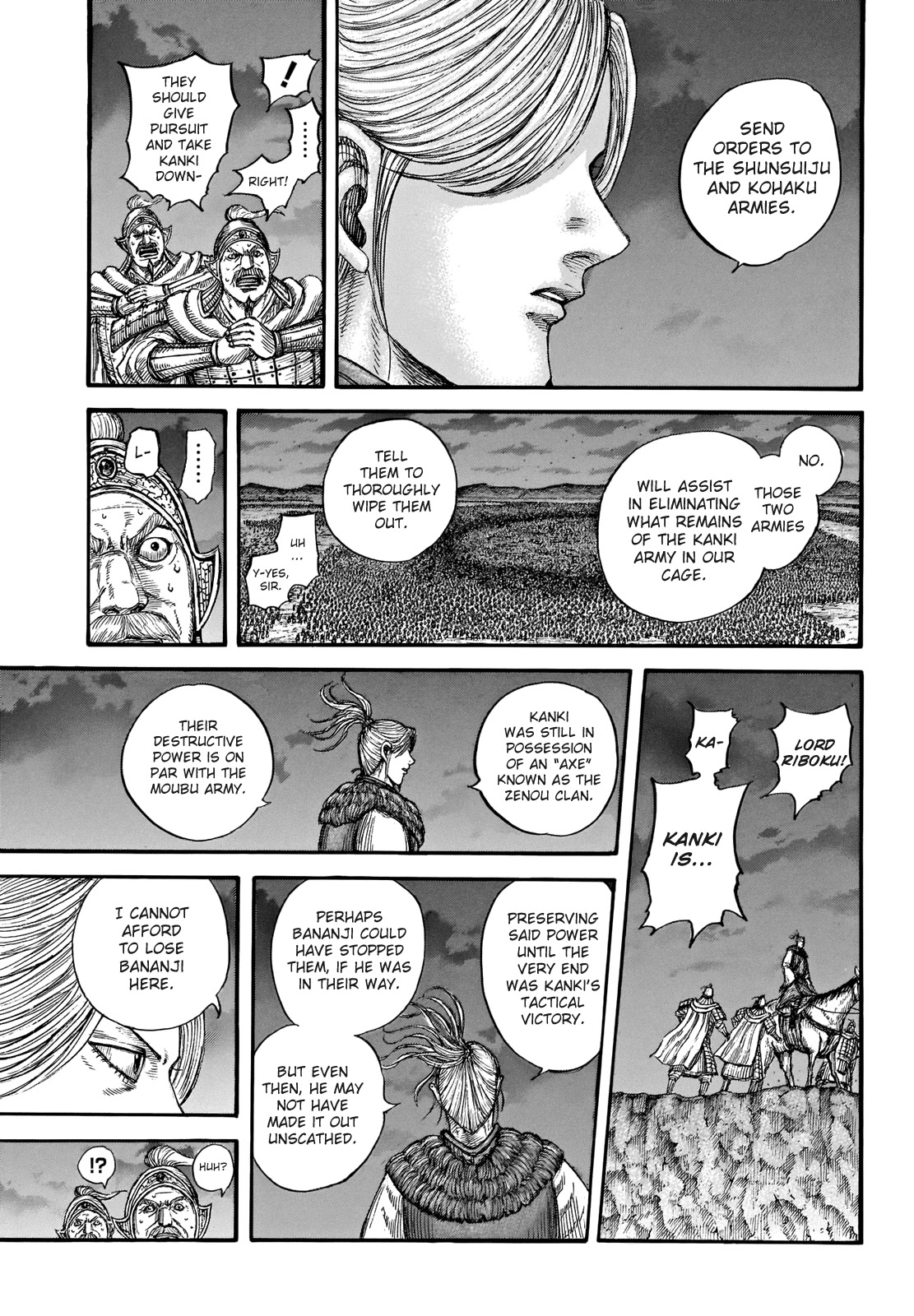 Kingdom Chapter 727 page 12 - Chapter 727: Kanki's Axe