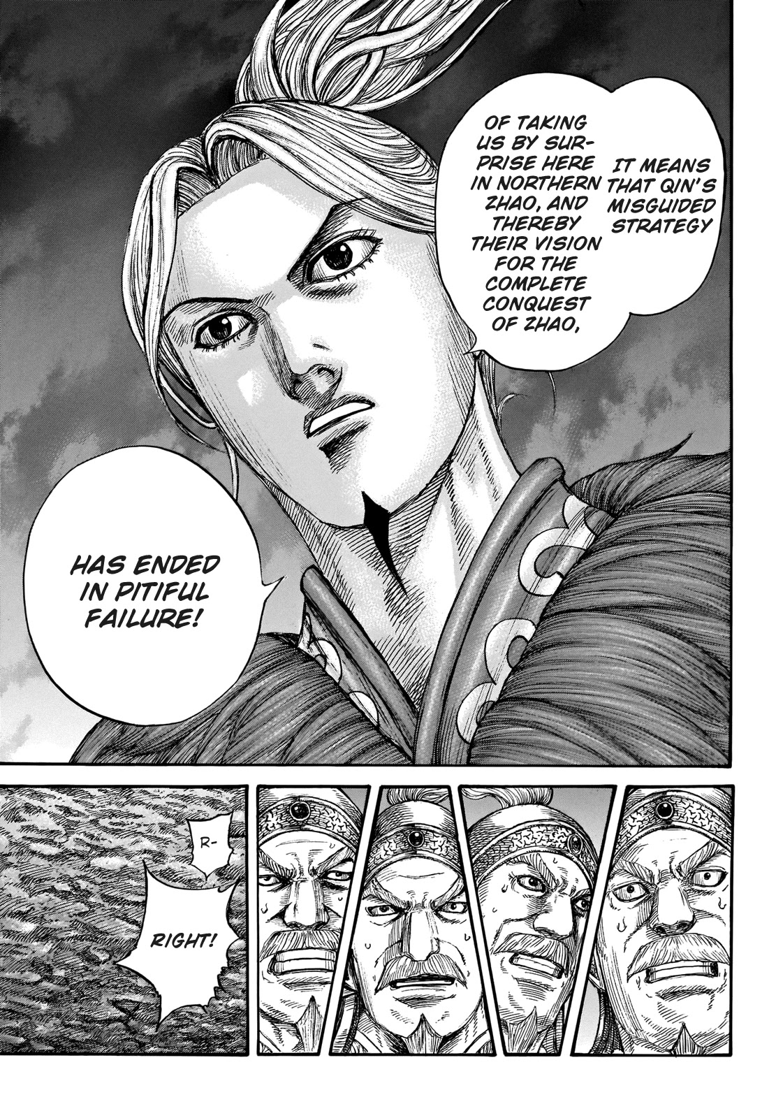 Kingdom Chapter 727 page 14 - Chapter 727: Kanki's Axe