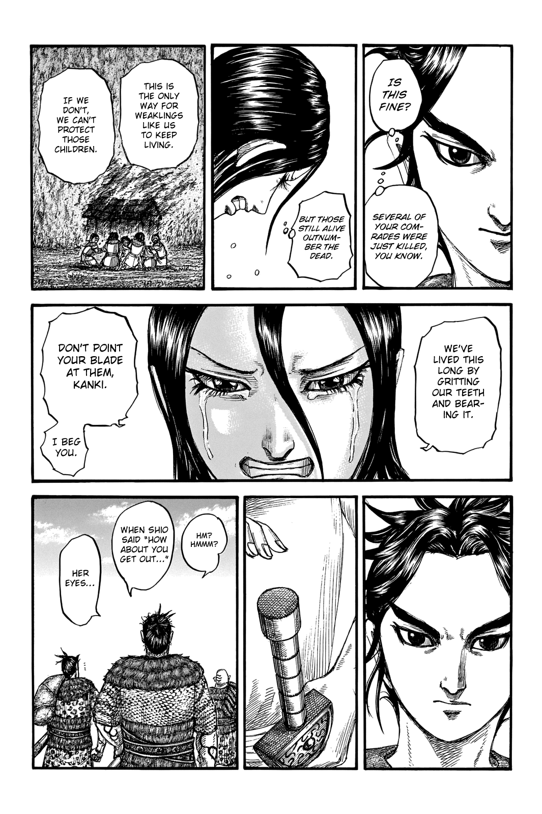 Kingdom manga, chapter 733, page 16 of 22