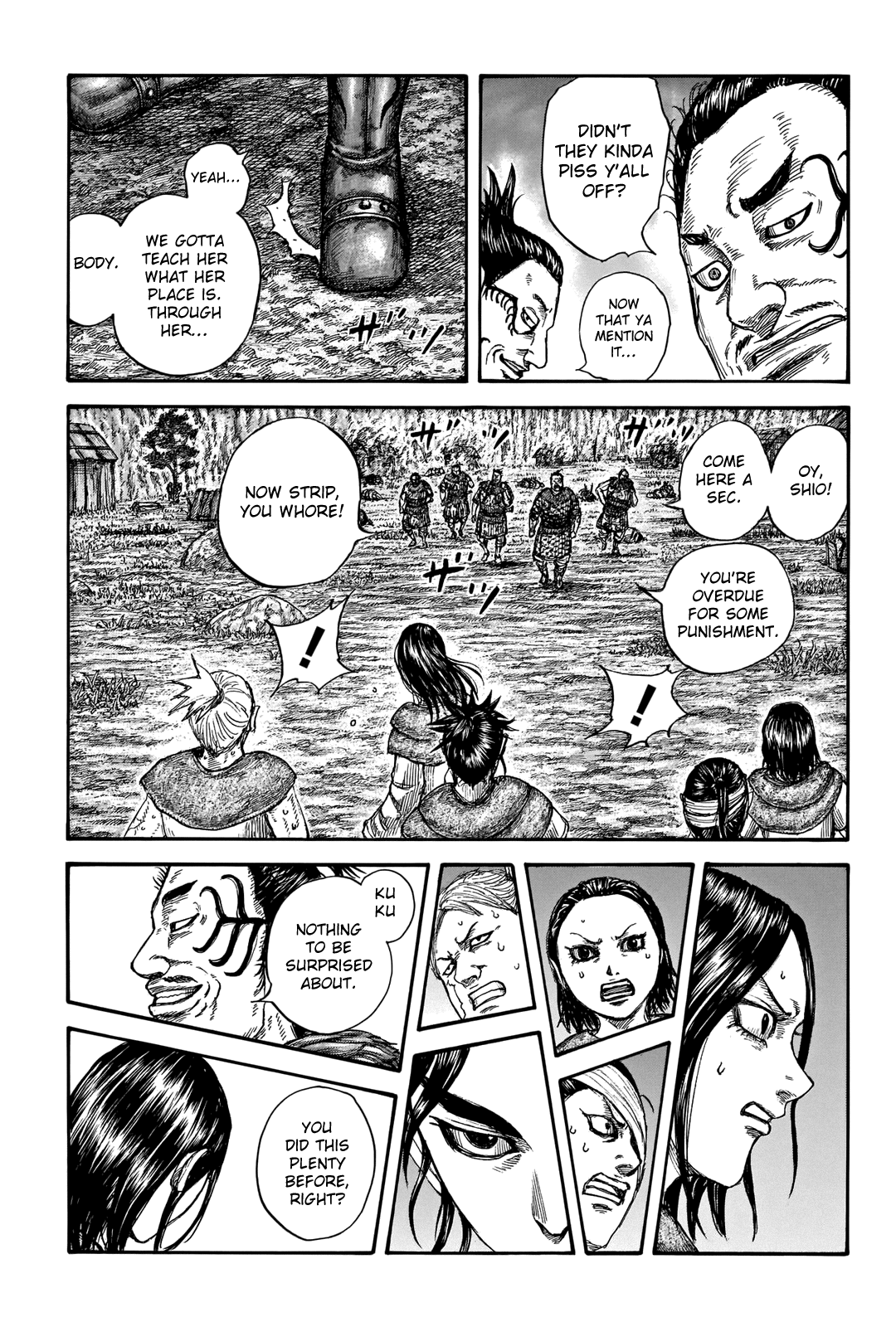 Kingdom manga, chapter 733, page 17 of 22