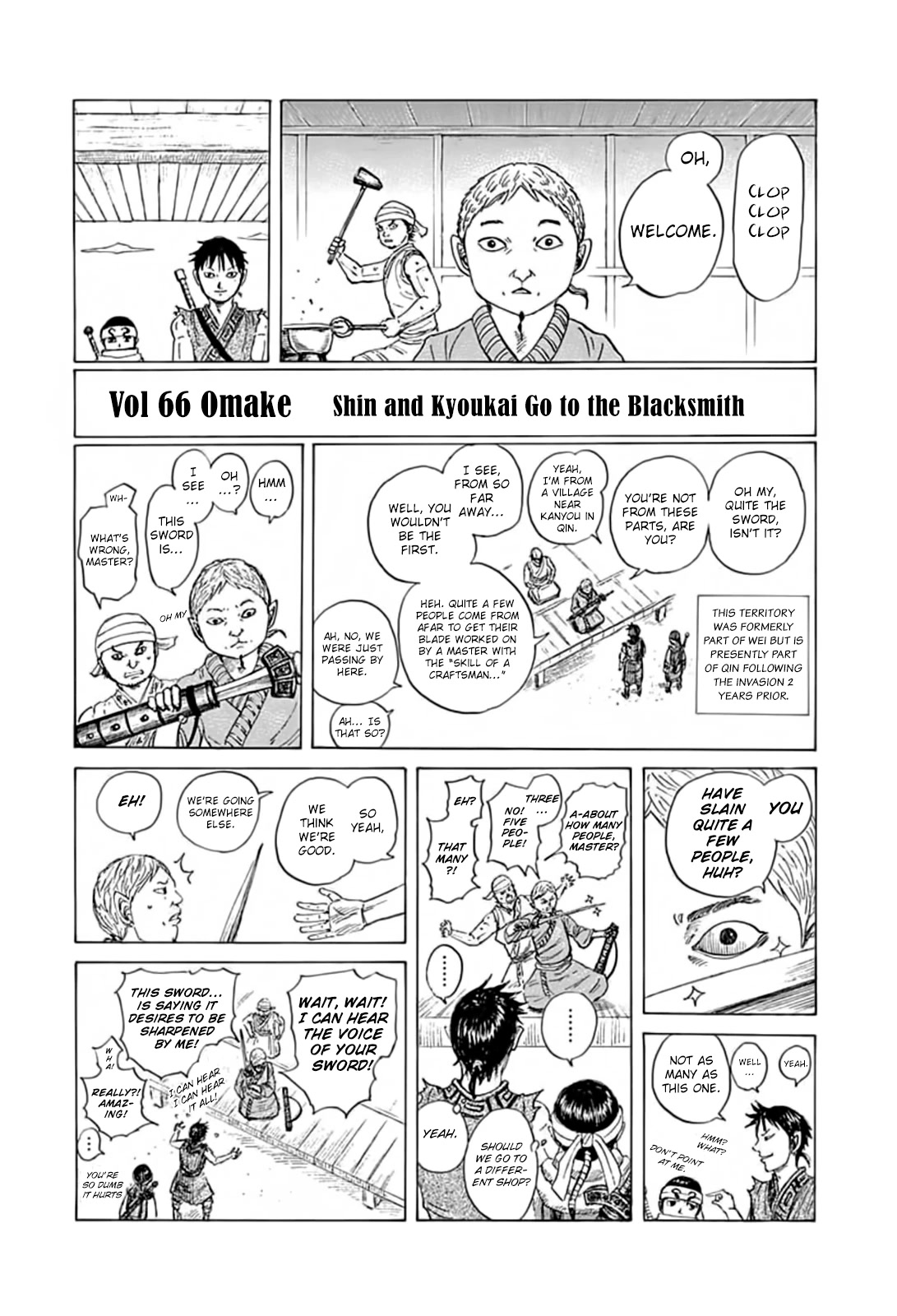 Kingdom manga, chapter 733, page 21 of 22