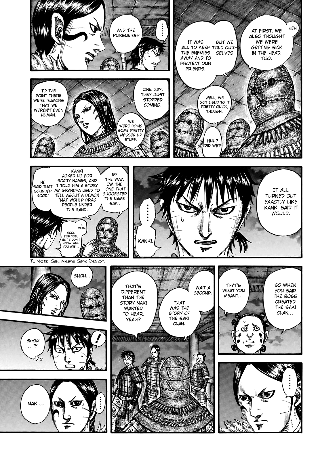 Kingdom manga, chapter 734, page 21 of 22