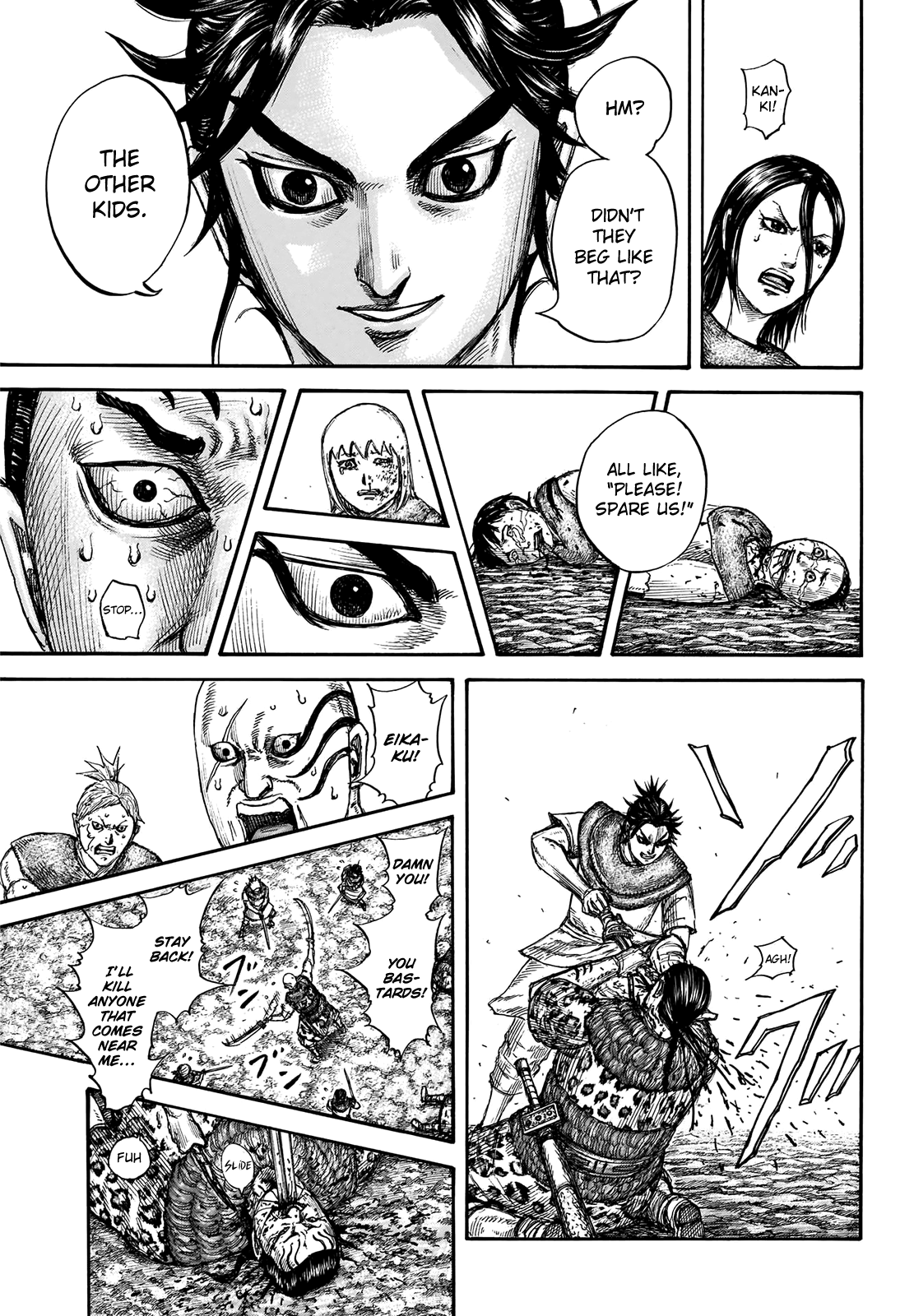 Kingdom manga, chapter 734, page 9 of 22