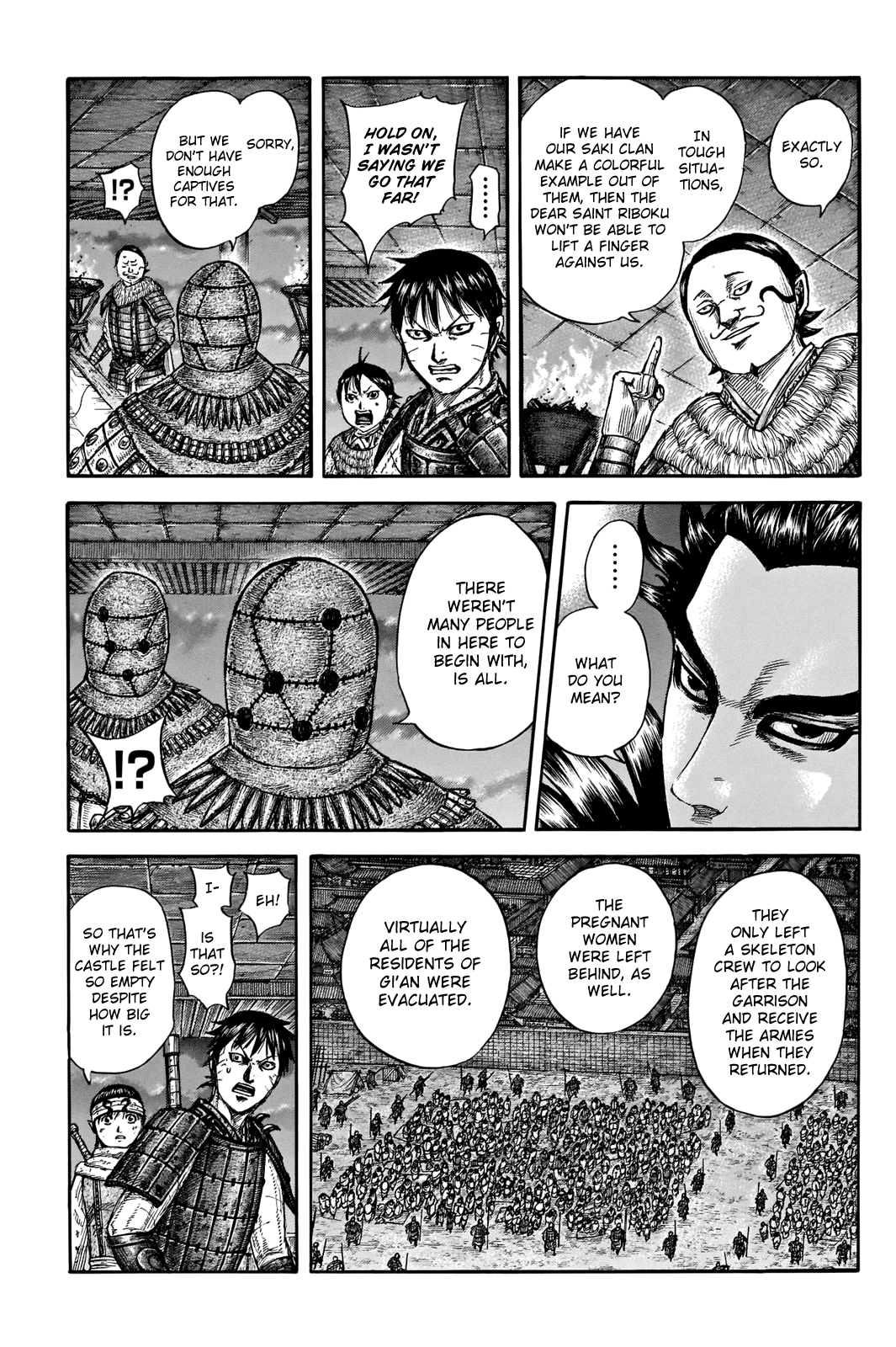 Kingdom manga, chapter 736, page 13 of 22
