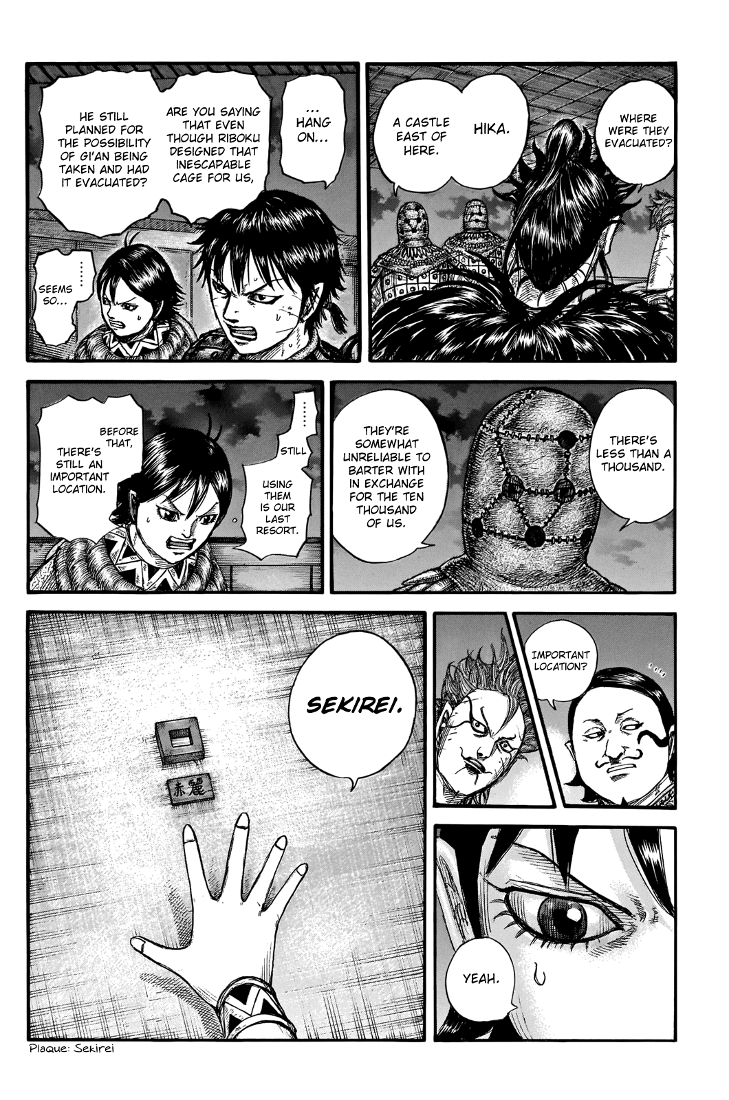 Kingdom manga, chapter 736, page 14 of 22