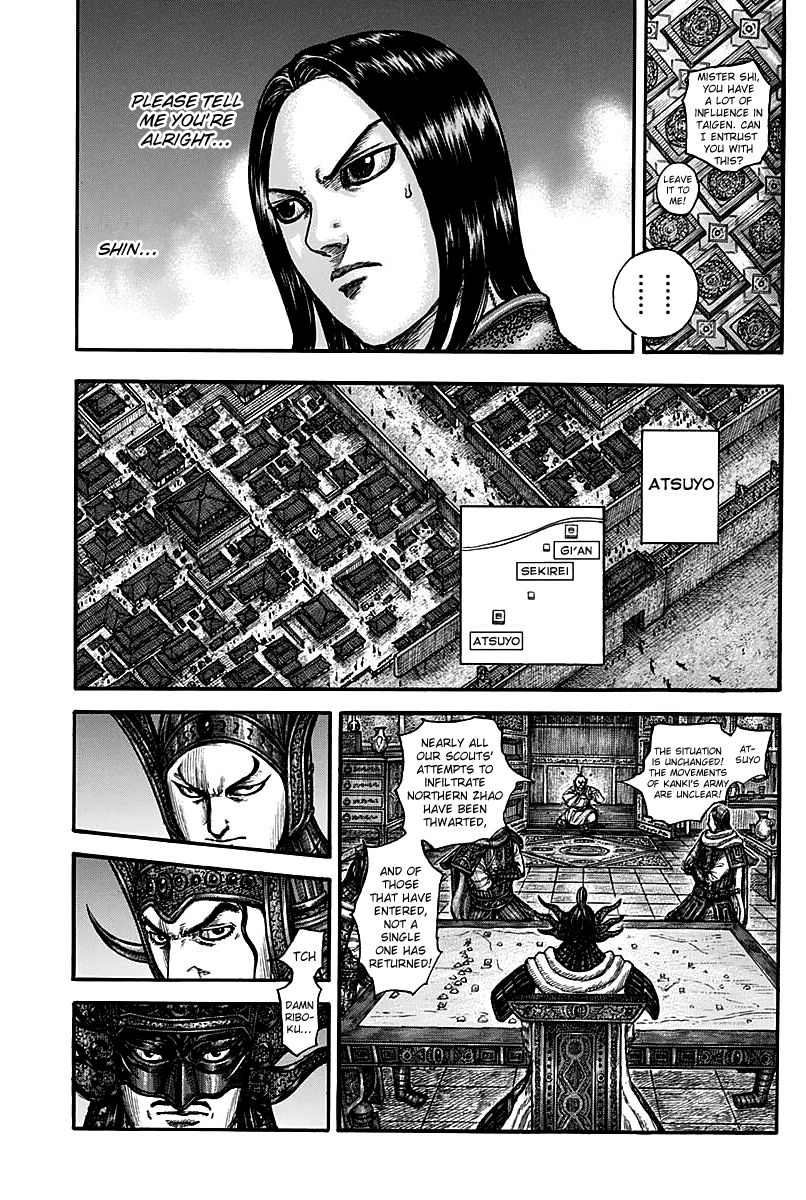 Kingdom Chapter 738 page 11 - Chapter 738: Kanki's Head