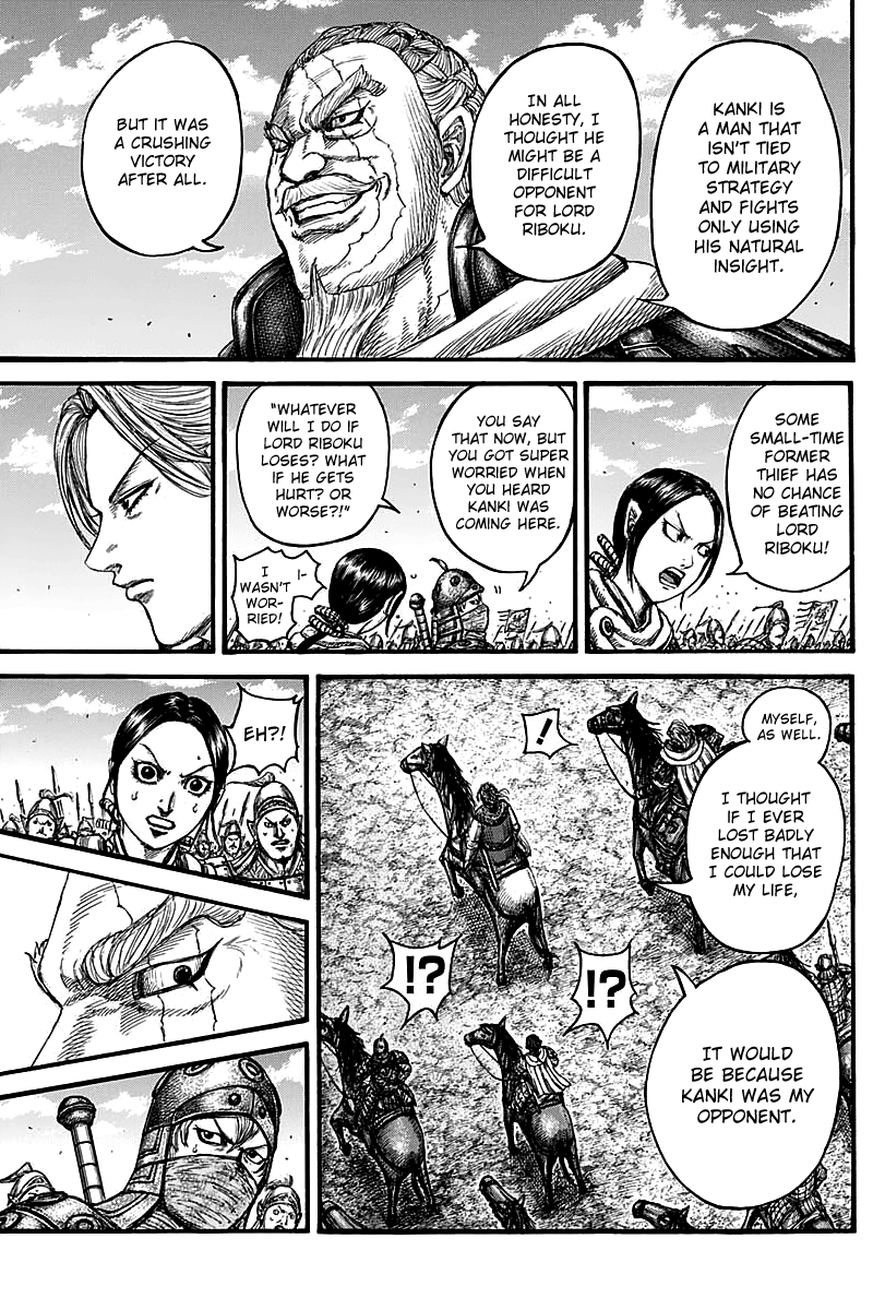 Kingdom Chapter 738 page 15 - Chapter 738: Kanki's Head