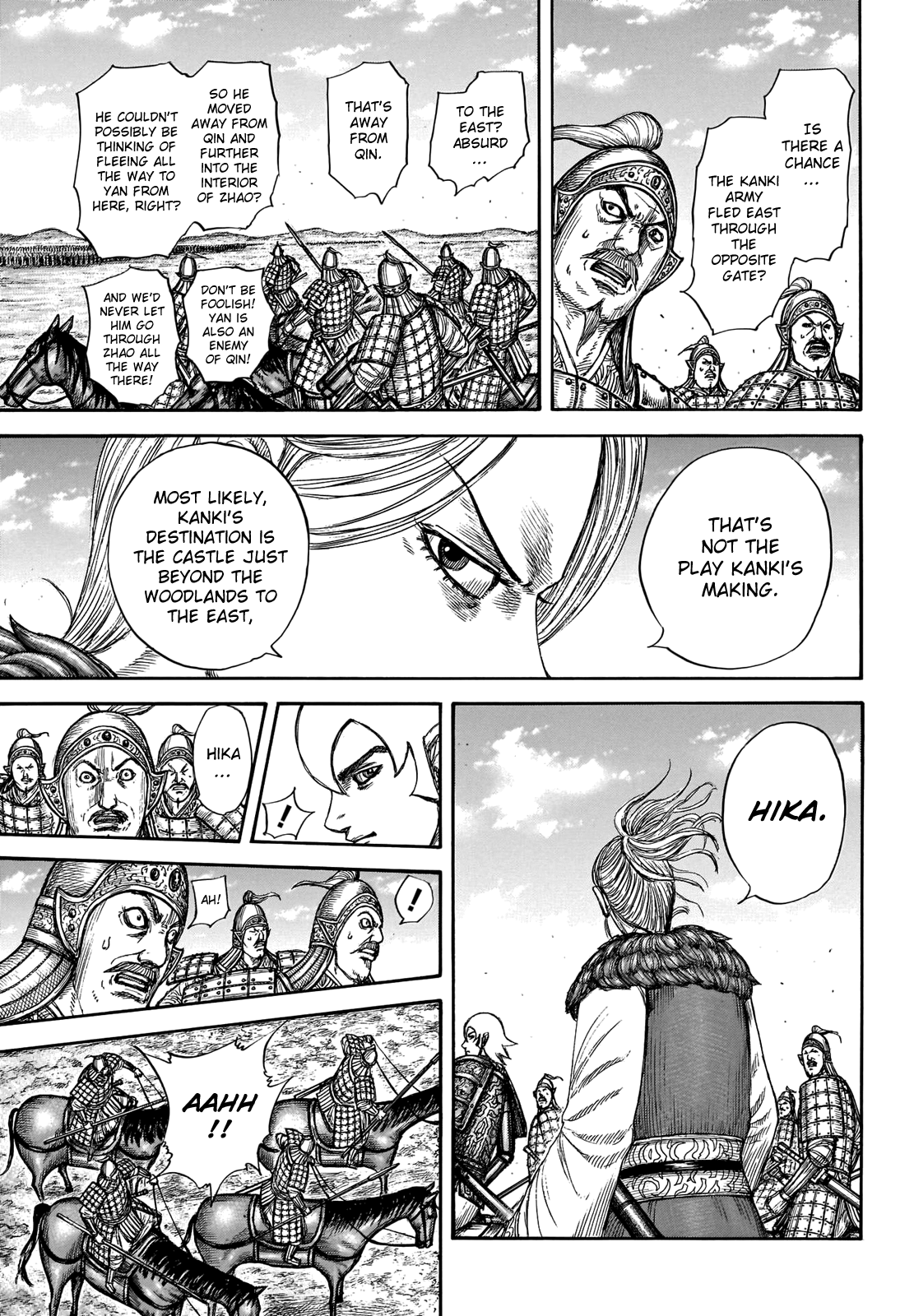 Kingdom manga, chapter 739, page 16 of 20