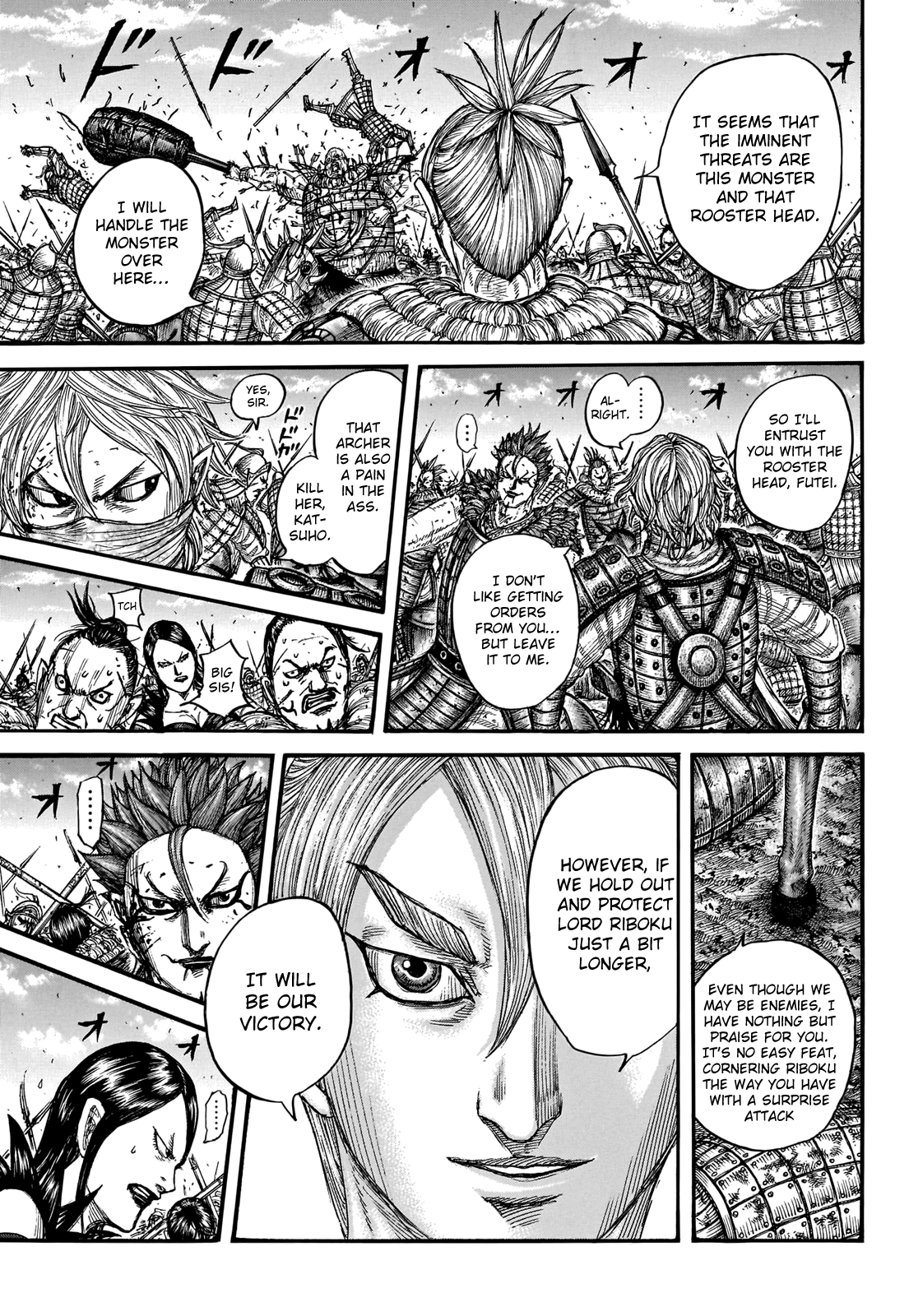Kingdom manga, chapter 744, page 11 of 20
