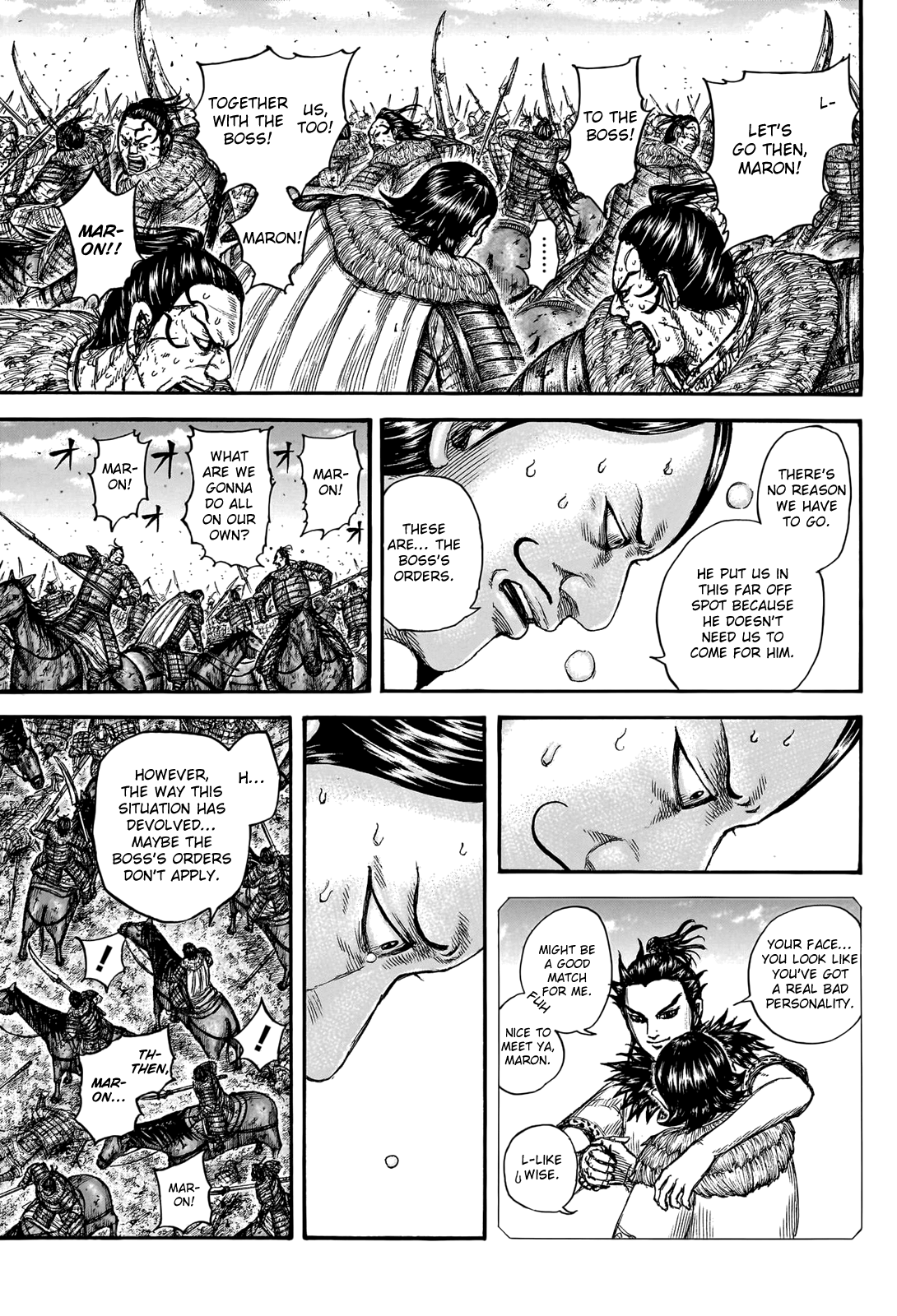 Kingdom manga, chapter 747, page 9 of 20