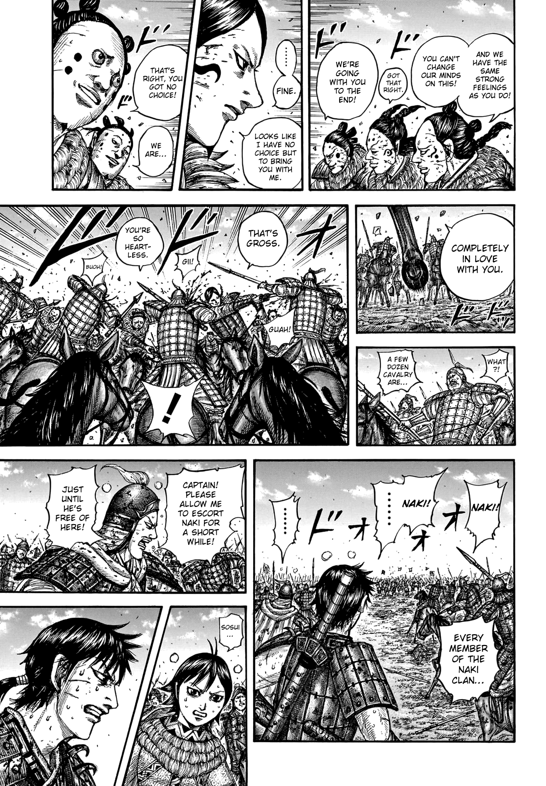 Kingdom manga, chapter 749, page 13 of 20