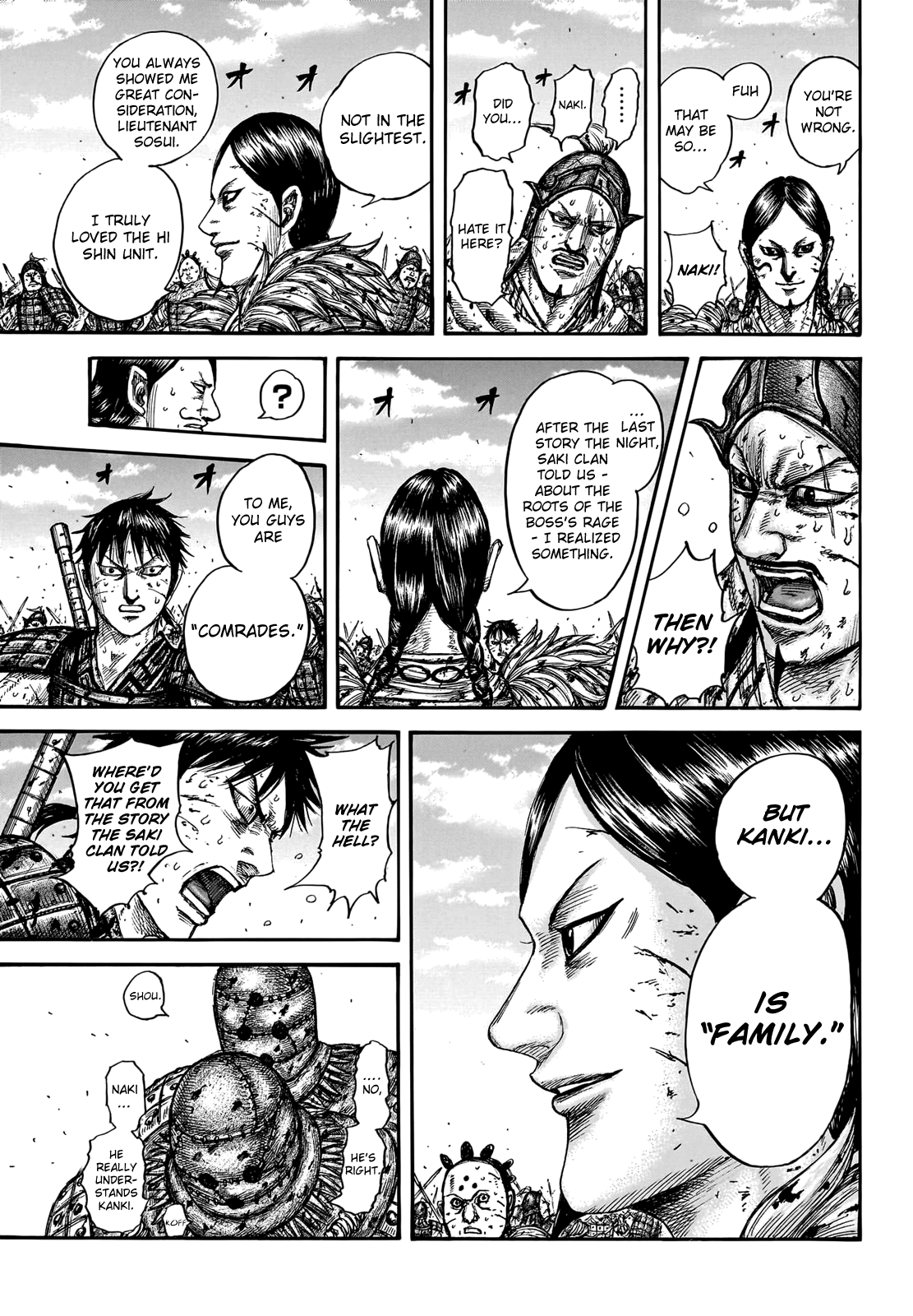 Kingdom manga, chapter 749, page 9 of 20