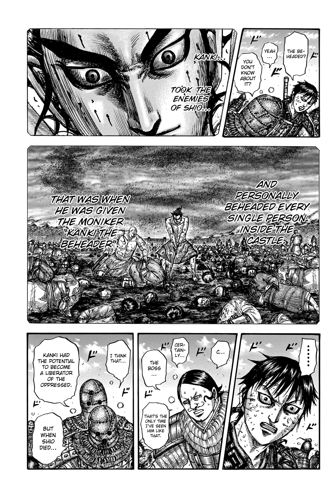 Kingdom Chapter 750 page 13 - Chapter 750: Kanki the Beheader