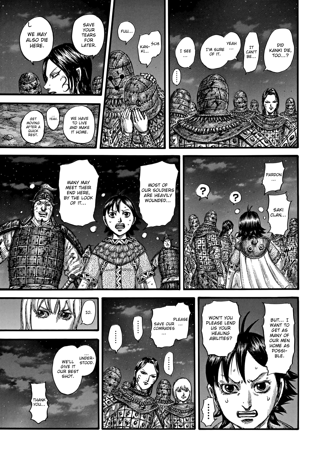 Kingdom manga, chapter 753, page 14 of 20