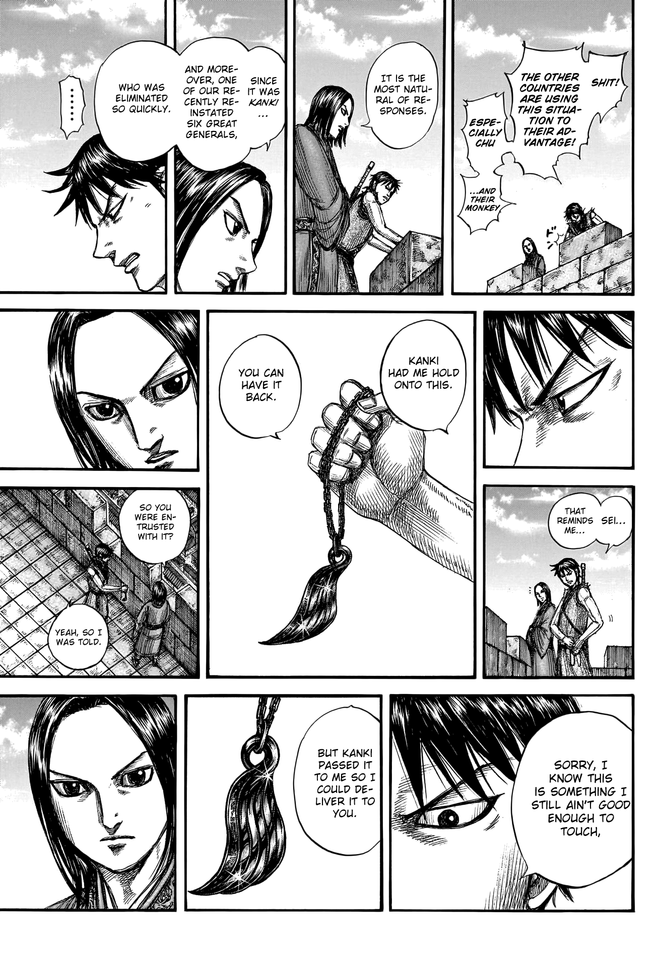 Kingdom manga, chapter 756, page 9 of 21