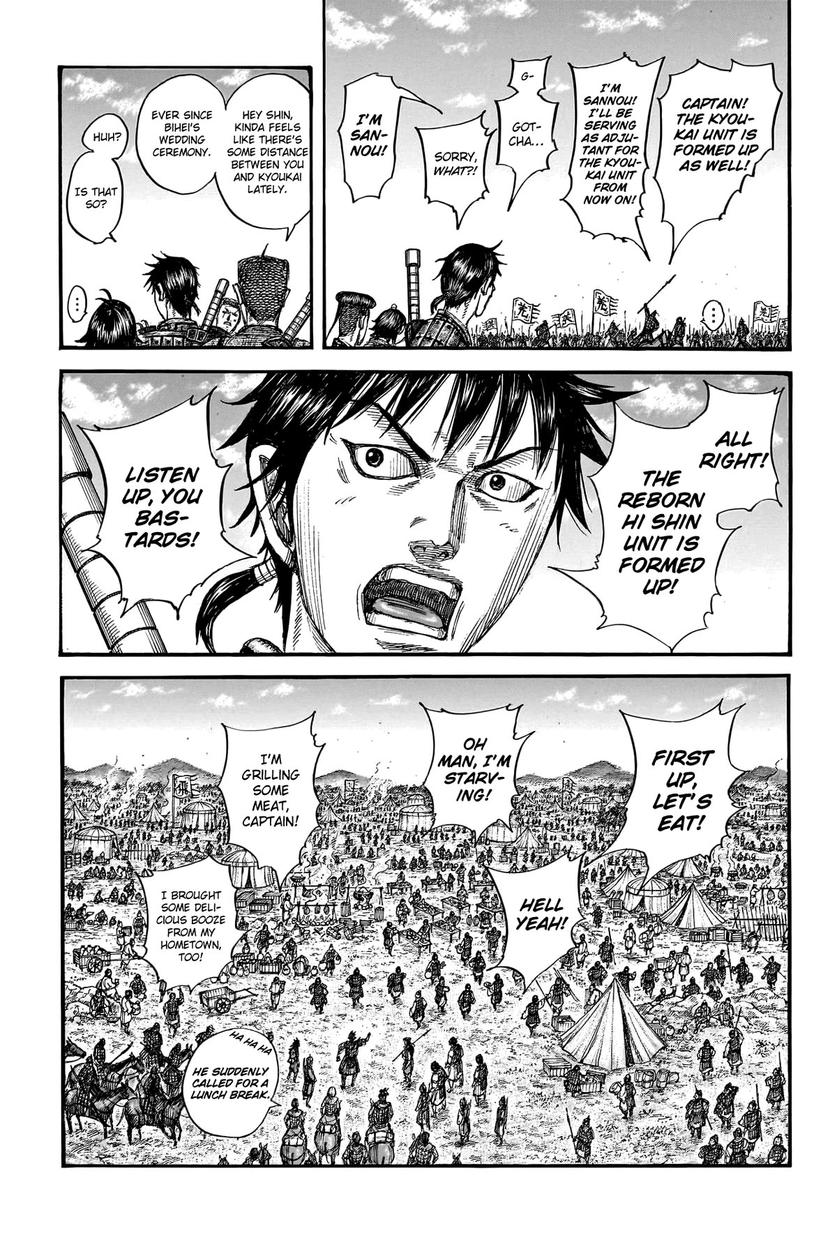 Kingdom Chapter 769 page 9 - Chapter 769: Hi Shin Unit, Reborn
