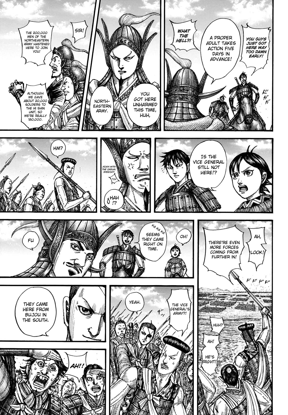 Kingdom Chapter 770 page 10 - Chapter 770: This Year's Military Might
