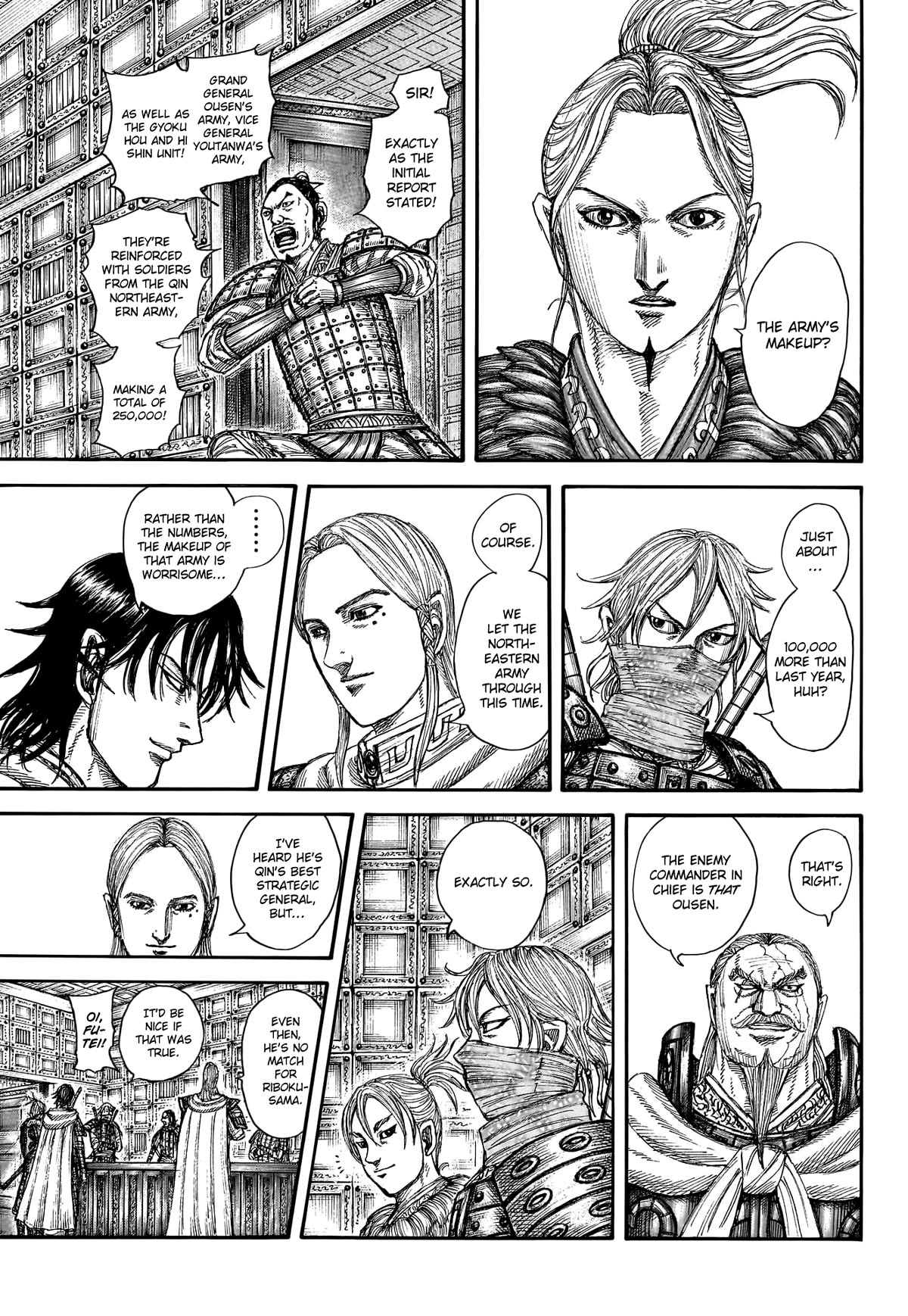 Kingdom manga, chapter 771, page 14 of 20