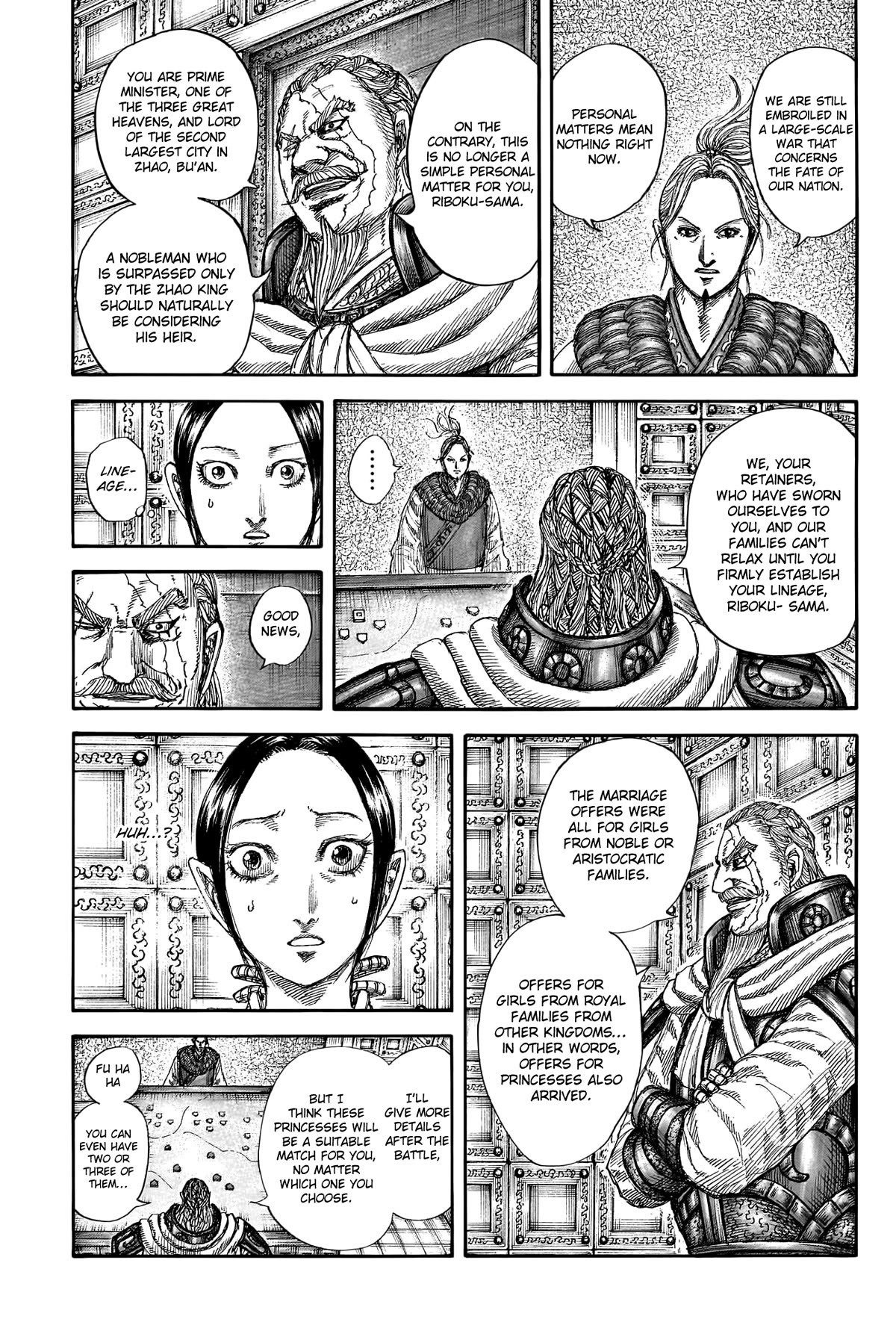 Kingdom manga, chapter 772, page 7 of 21