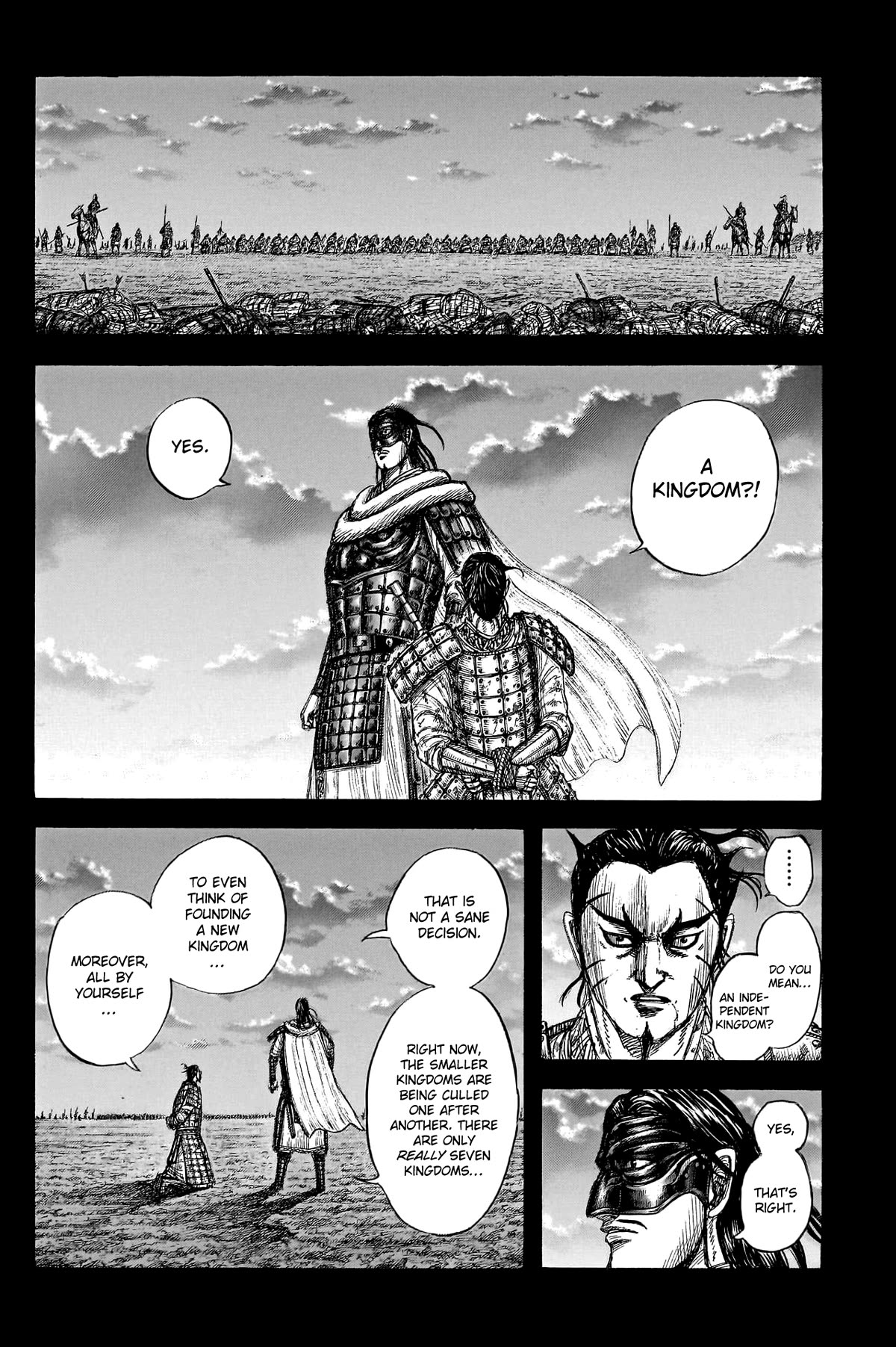 Kingdom manga, chapter 776, page 11 of 20