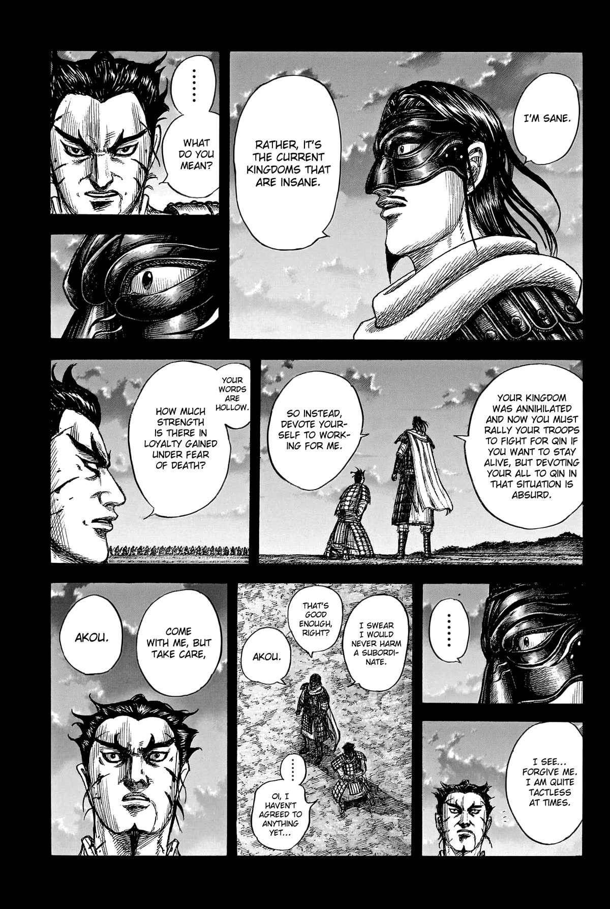 Kingdom manga, chapter 776, page 12 of 20