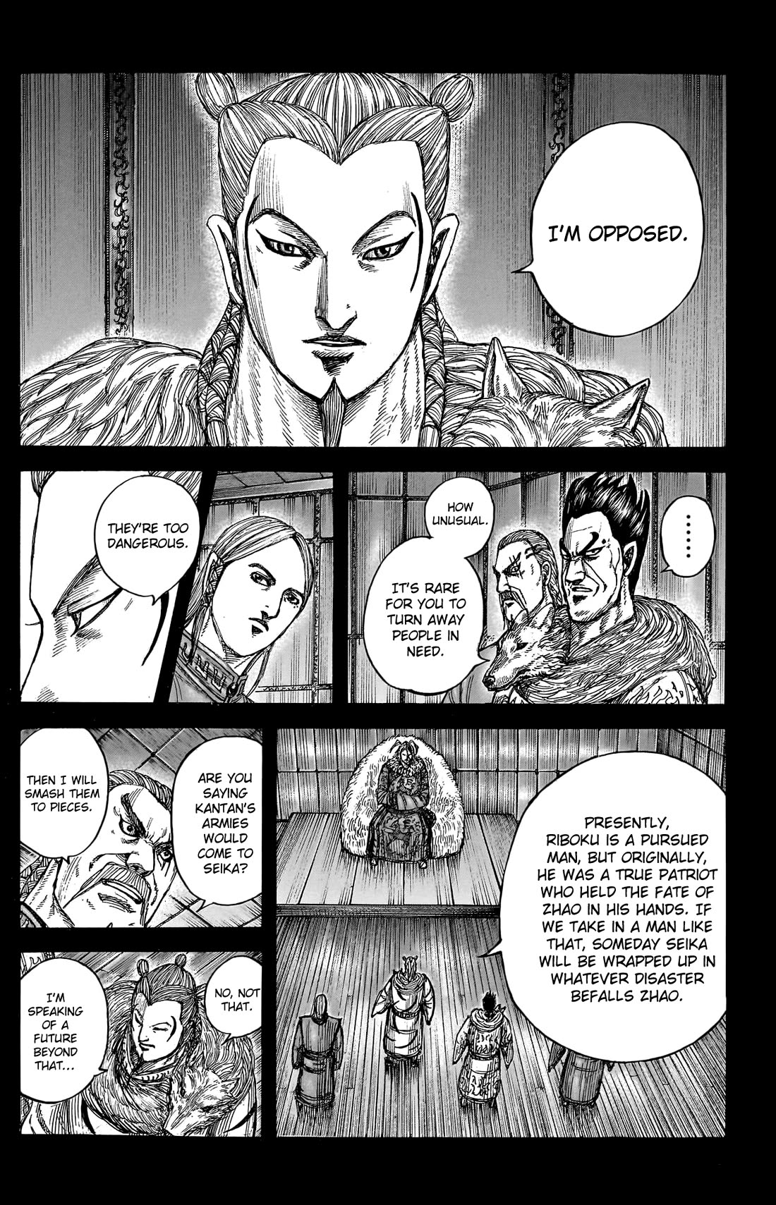 Kingdom manga, chapter 790, page 7 of 19