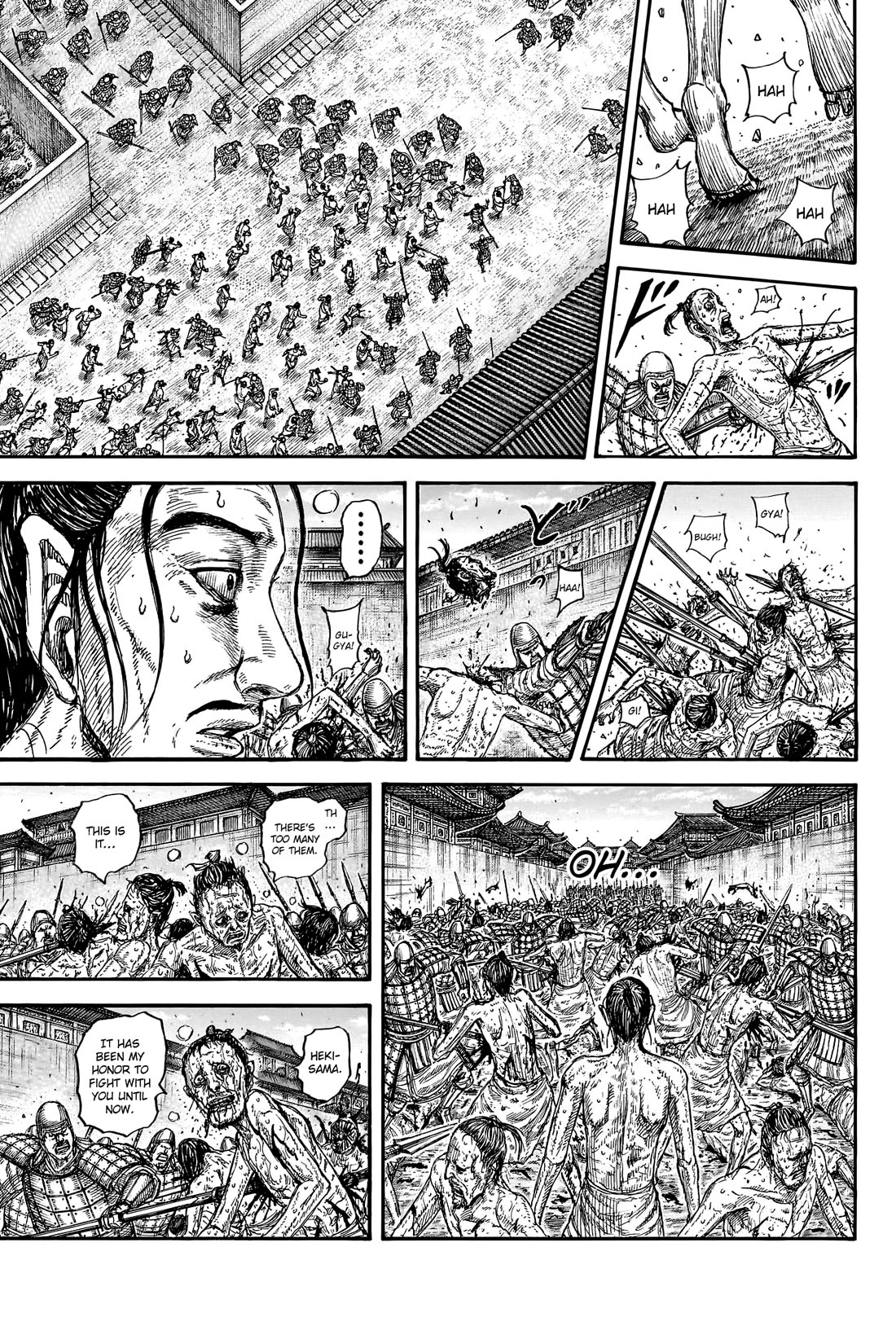 Kingdom manga, chapter 796, page 19 of 21