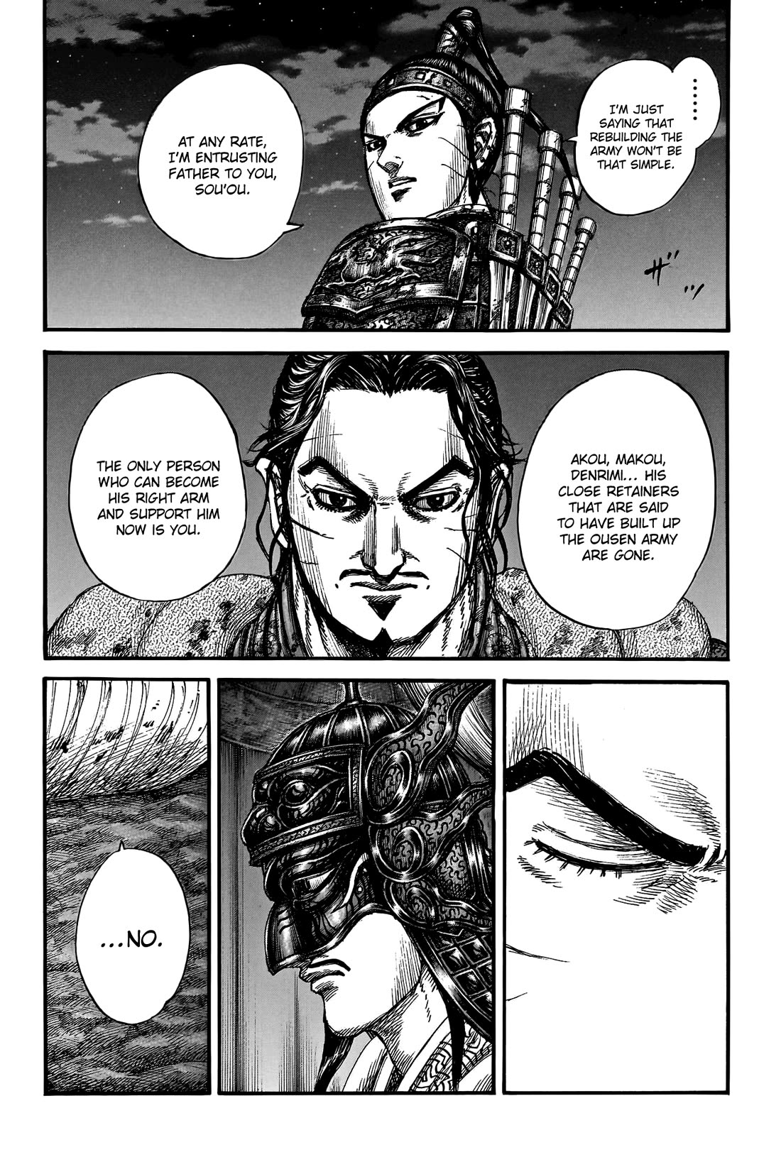 Kingdom manga, chapter 797, page 21 of 22
