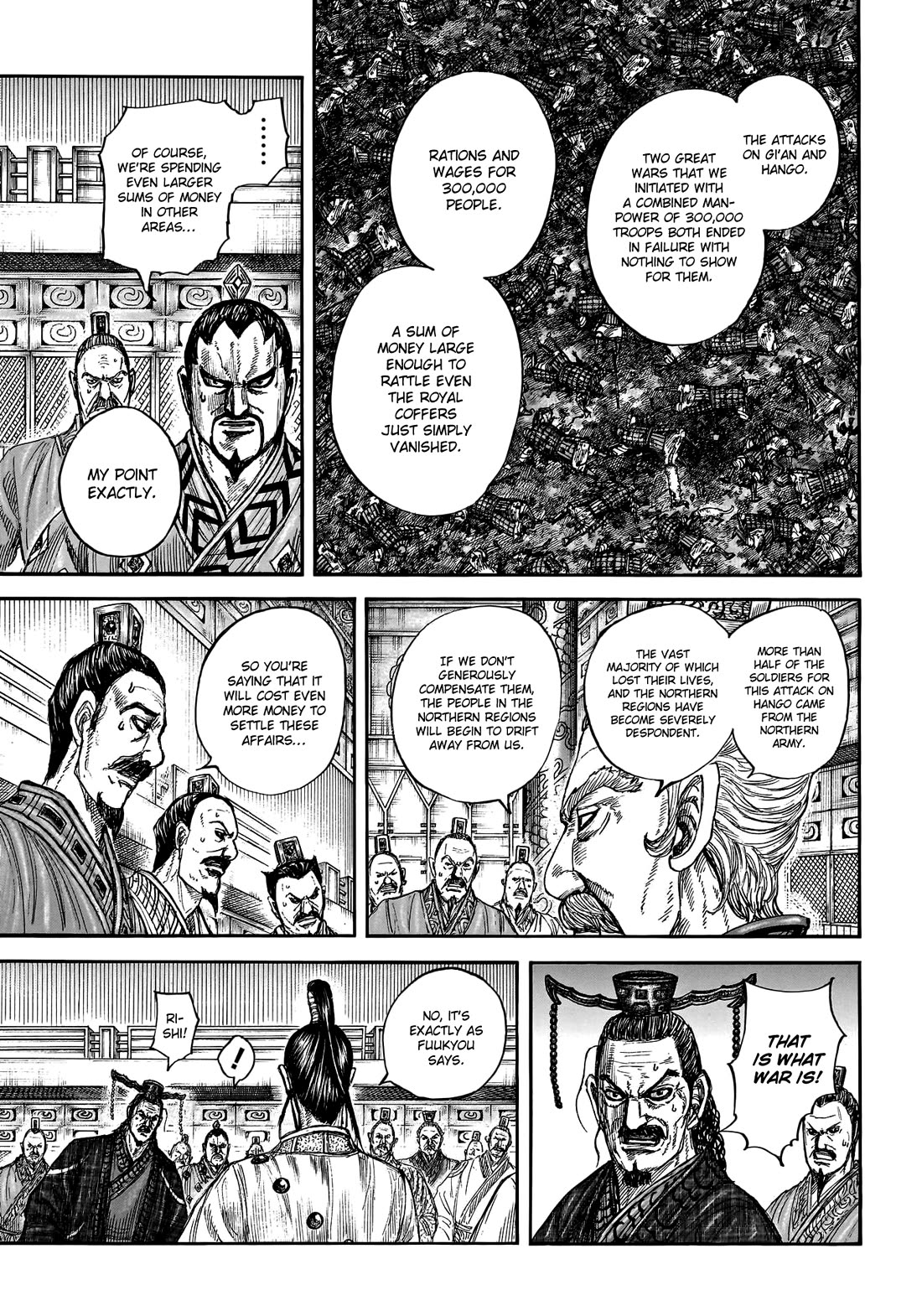Kingdom Chapter 800 page 6 - Chapter 800: The Three Pillars
