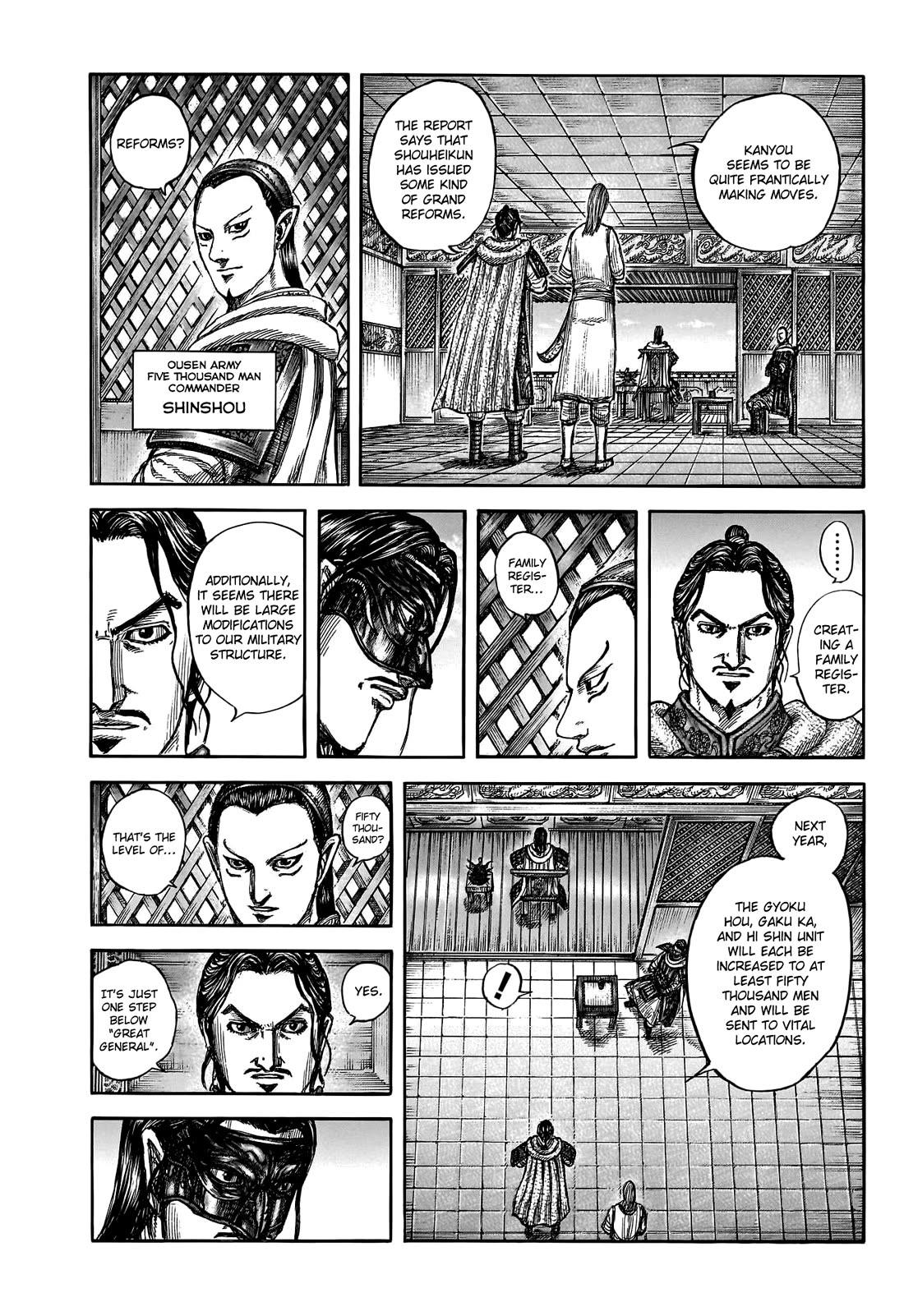 Kingdom Chapter 802 page 9 - Chapter 802: The Army of a Great General