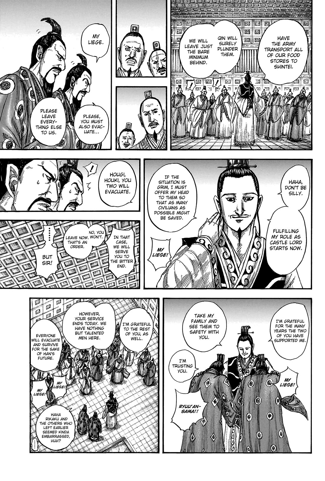 Kingdom manga, chapter 807, page 11 of 21