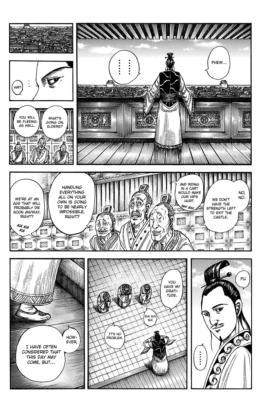 Kingdom manga, chapter 807, page 12 of 21