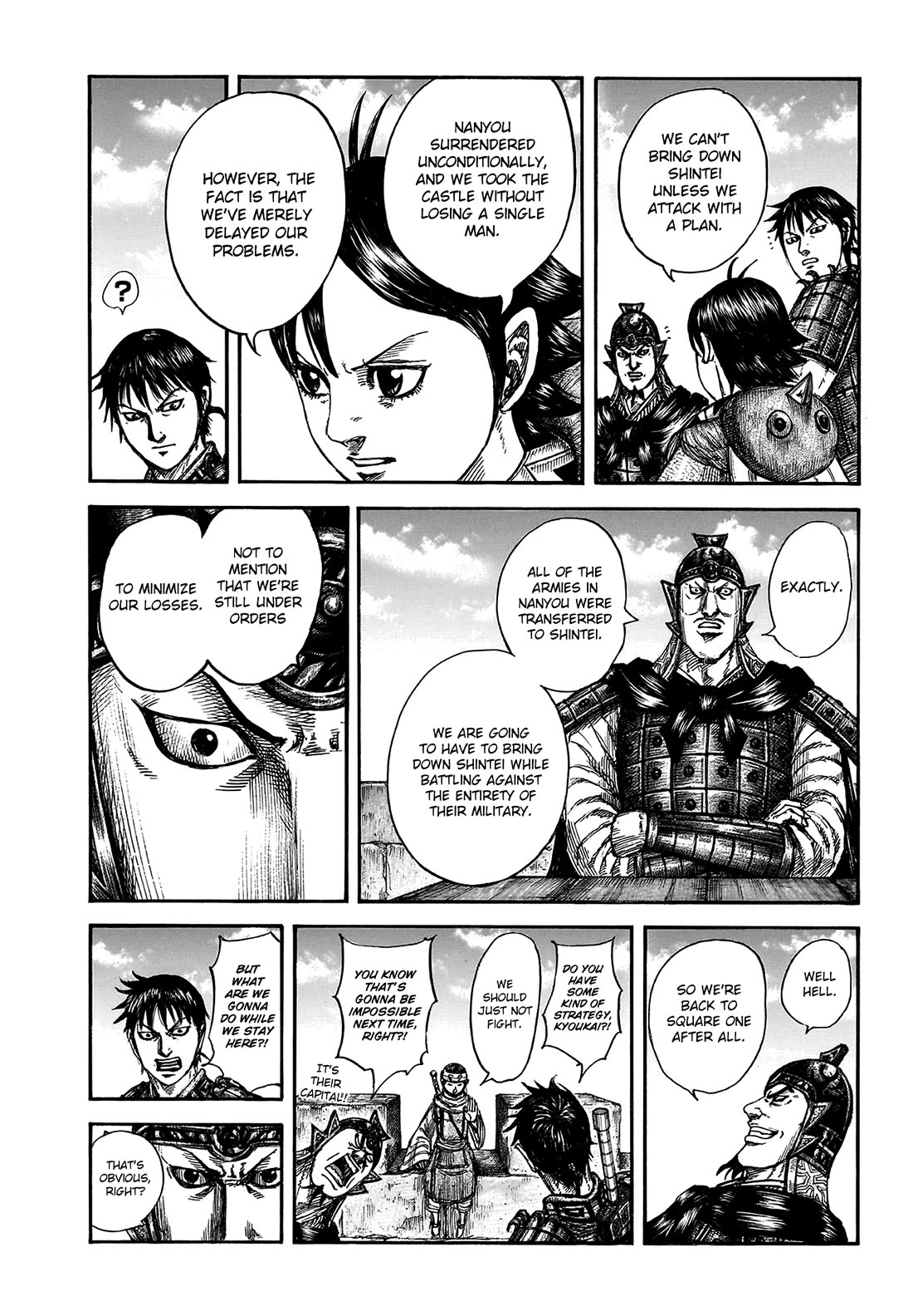 Kingdom manga, chapter 808, page 12 of 20